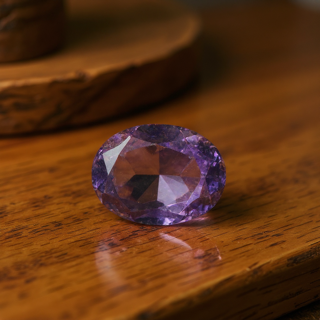 AMETHYST OVAL 8MMX5.8MM  1.25CTS image 2