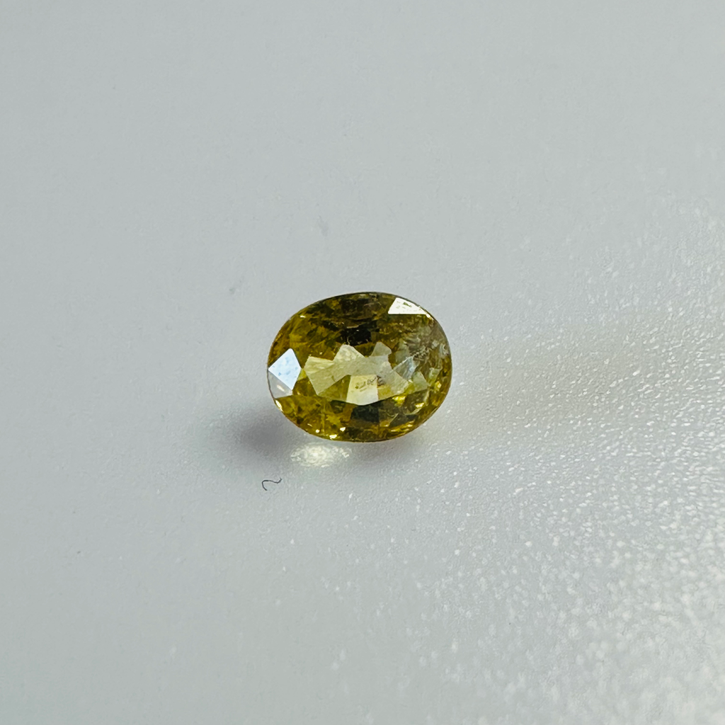 YELLOW  SAPPHIRE OVAL 4.1MM X 3.4 MM 0.31CTS image 0