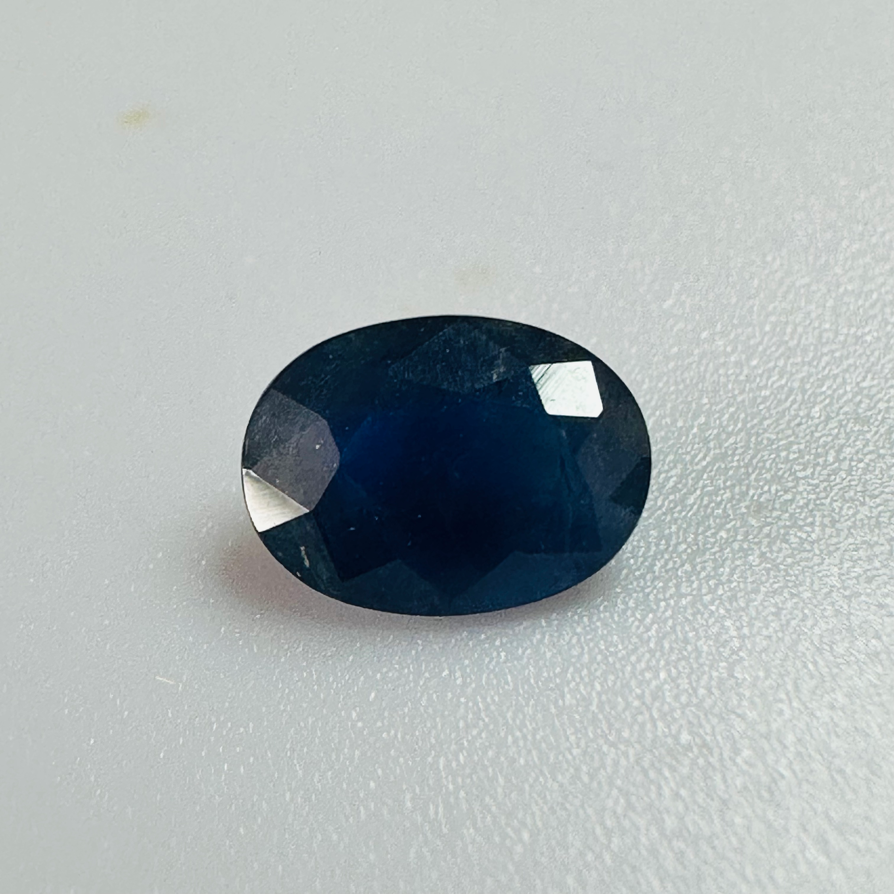 BURMA BLUE SAPPHIRE OVAL 7MM X5MM 0.90CTS image 0
