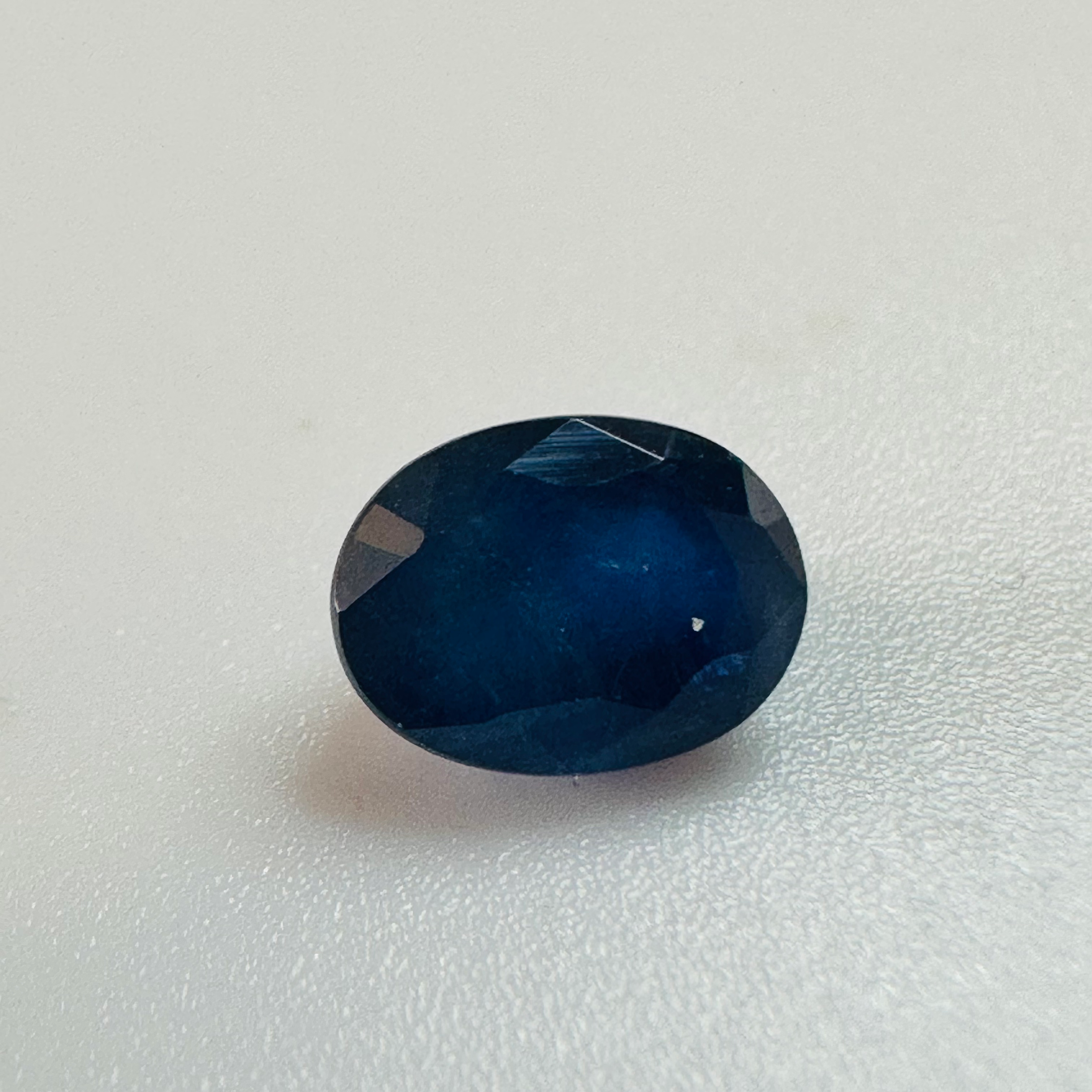 BURMA BLUE SAPPHIRE OVAL 7MM X5MM 1.29CTS image 0