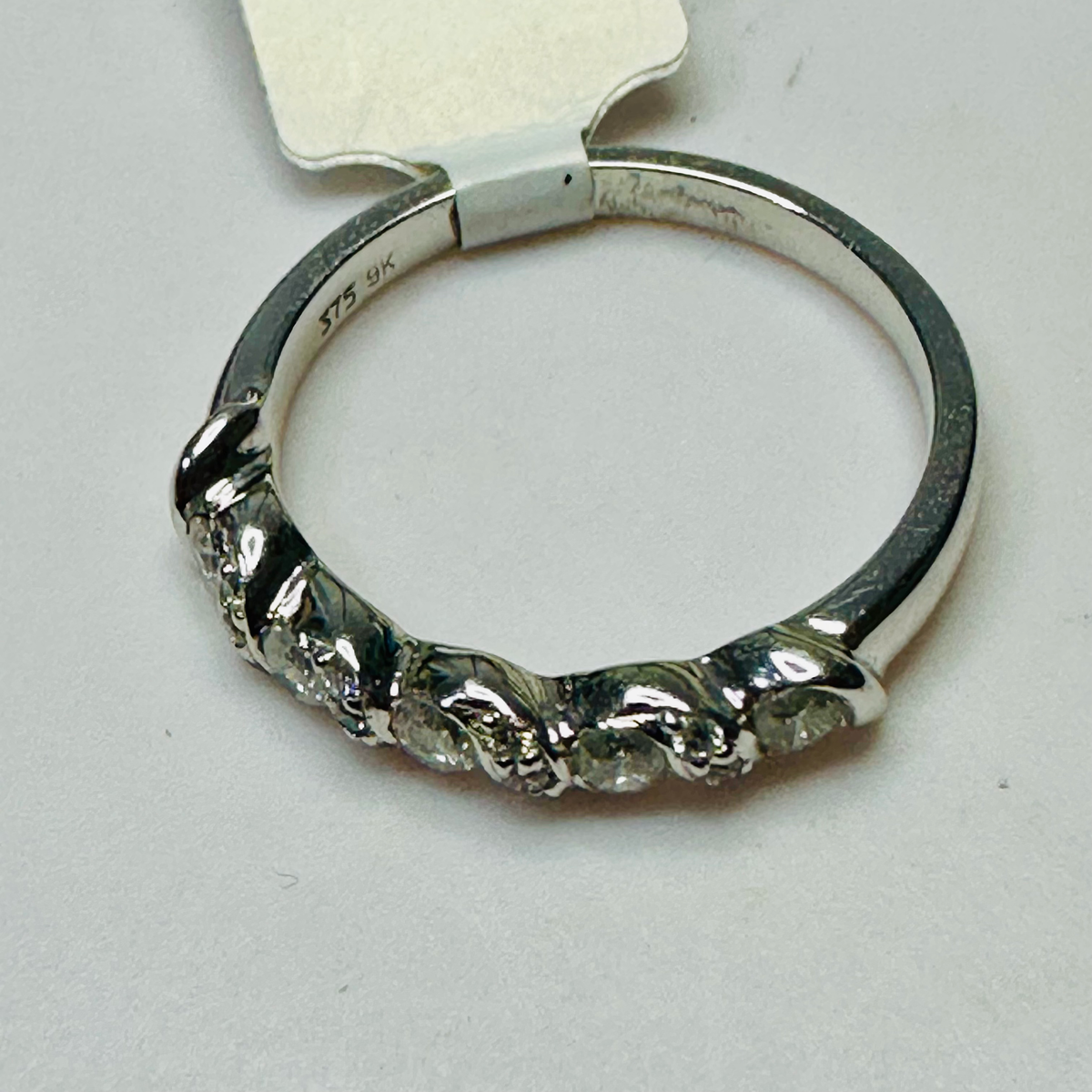 NEW 9ct Diamond Eternity Ring Size O image 4