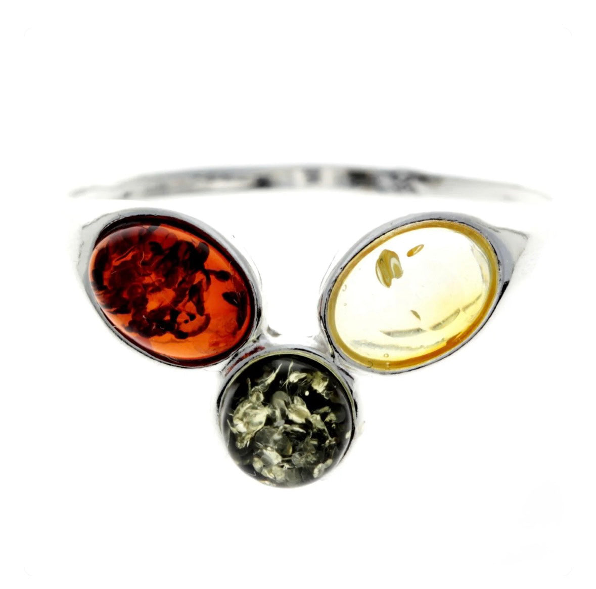 Material: 925 Sterling Silver Stone: Genuine Baltic Amber Stone Dimensions: 13x1 image 0