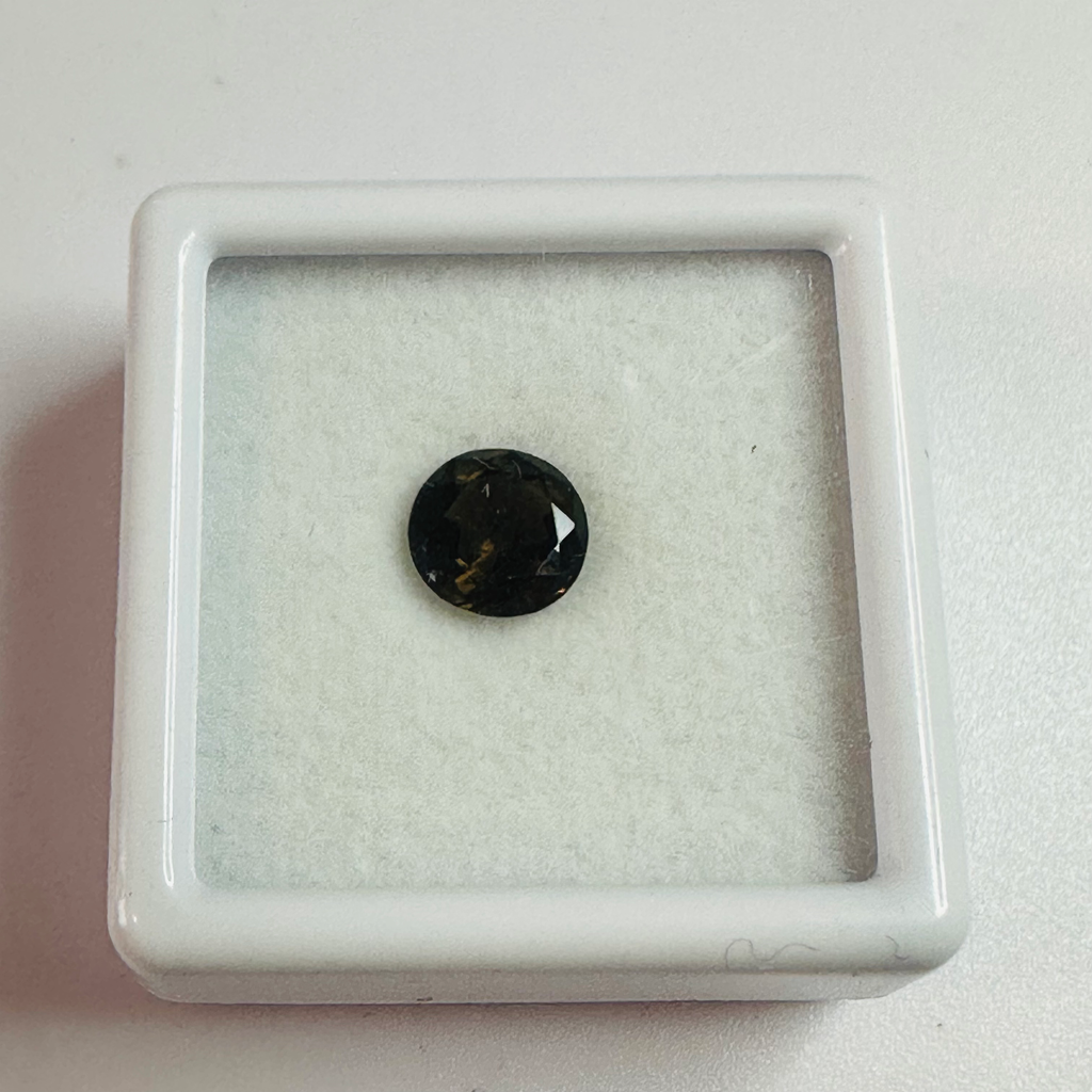 TOURMALINE BROWN ROUND 6.5MM  0.83CTS image 1