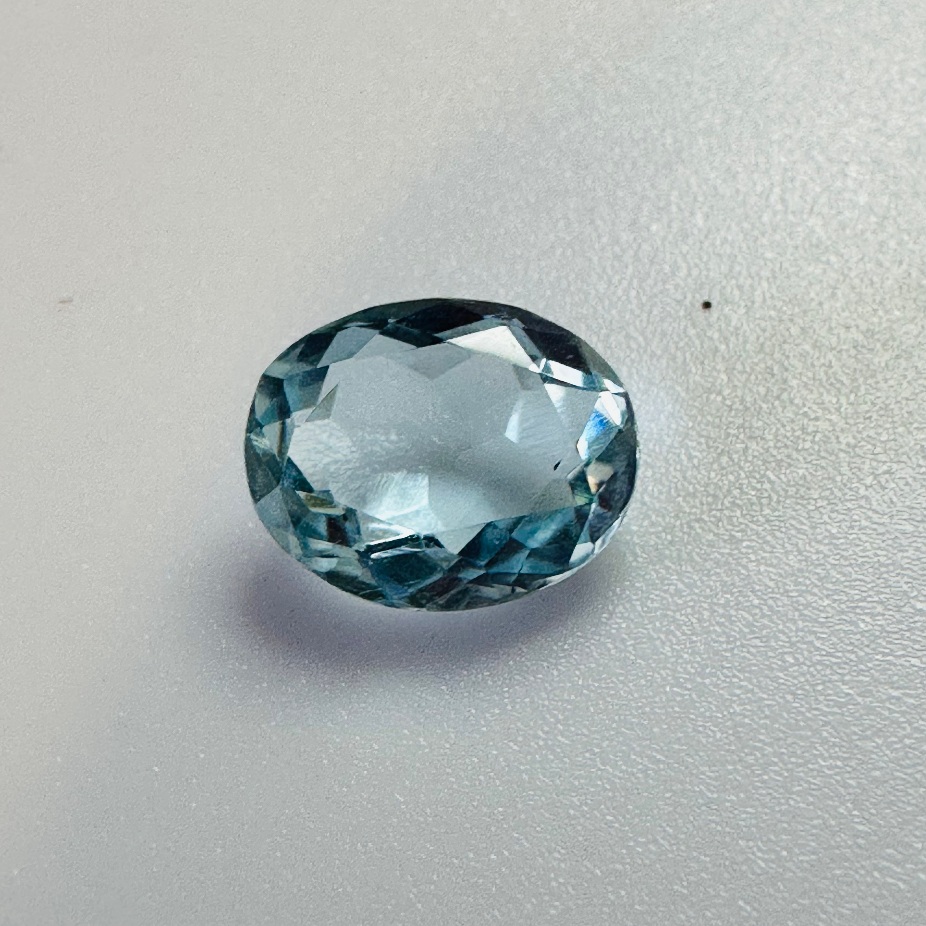 AQUAMARINE OVAL 9MMX7MM 1.66CTS image 1