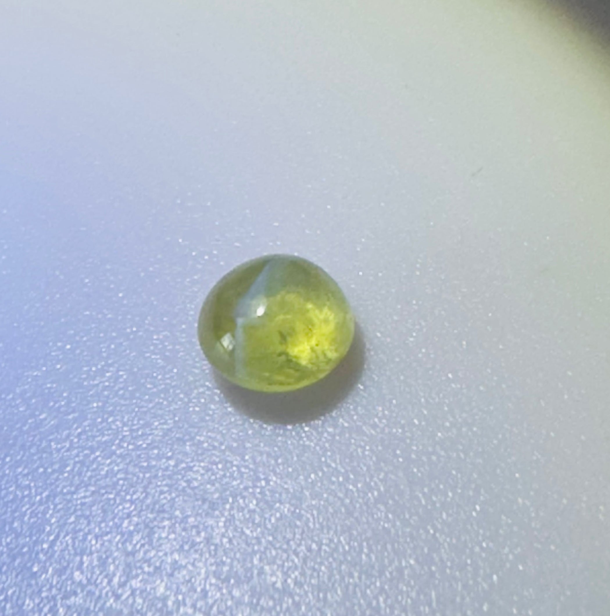 CHRYSOBERYL CATS EYE 5MM ROUND  0.80CTS image 1