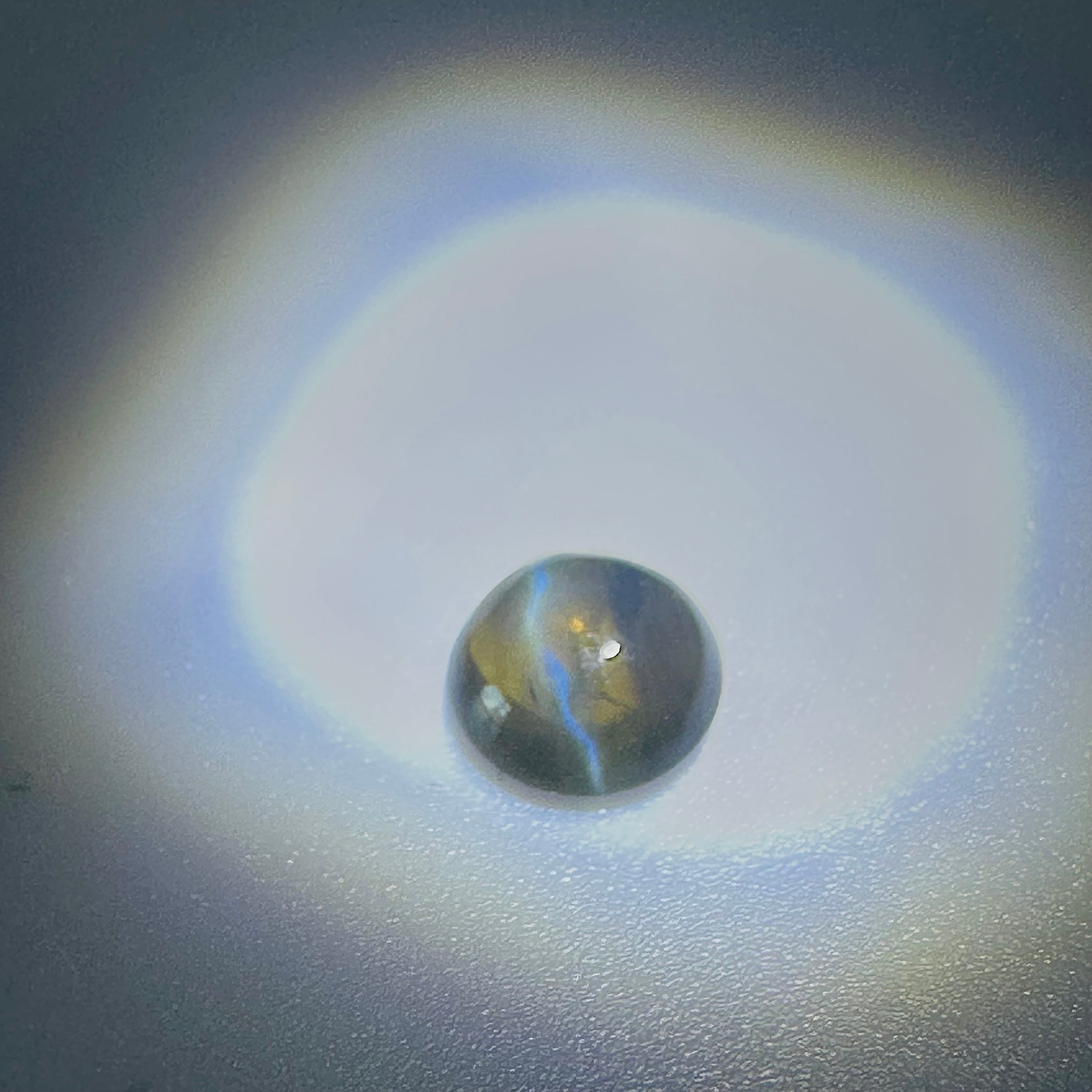 CHRYSOBERYL CATS EYE 7.5MM ROUND  1.79CTS image 5