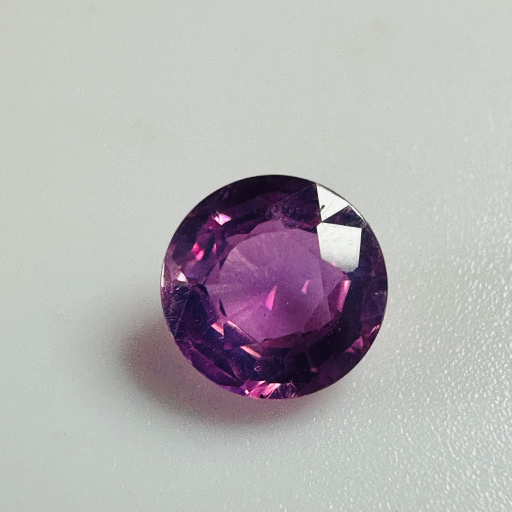 PINK/PURPLE SAPPHIRE 6.5 MM ROUND 1.23CTS image 0