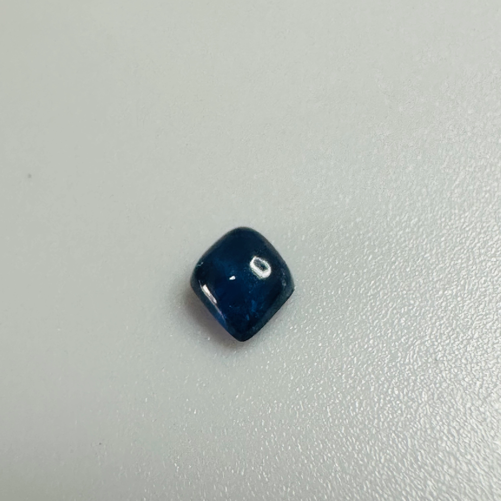 BLUE SAPPHIRE CAB  5x4 KITE   0.33CTS image 1