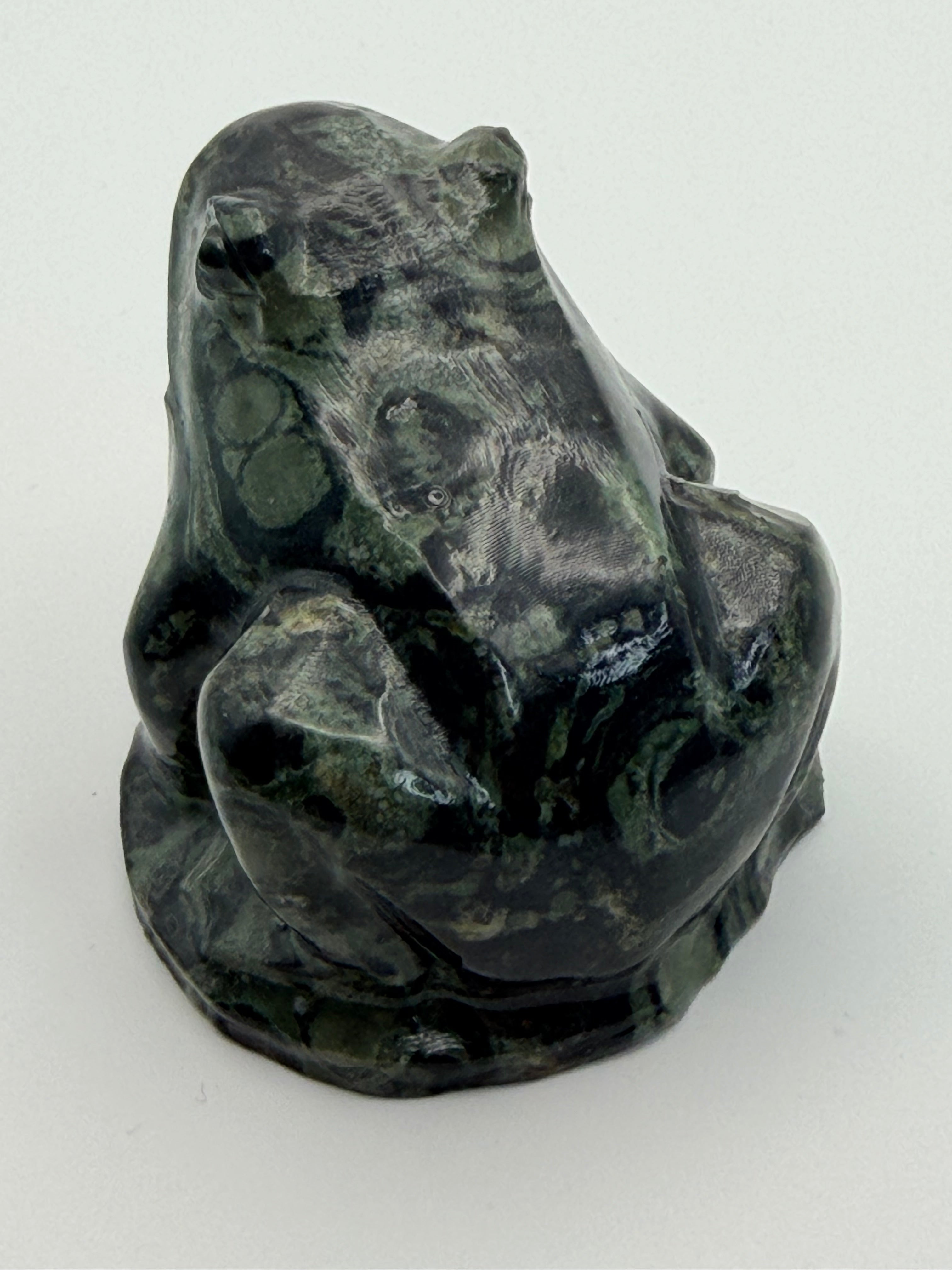 Kambaba Jasper Frog 44mm high 142g image 5