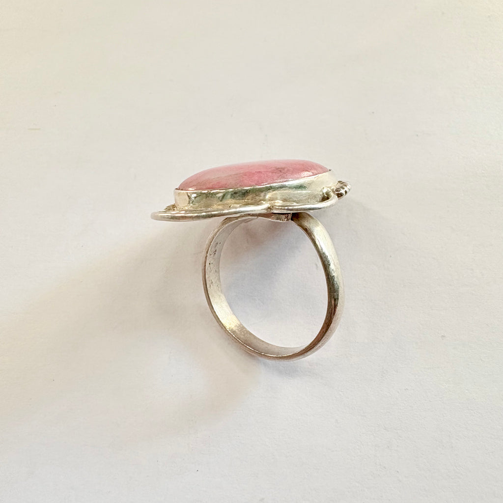 Sterling Silver Rhodochrosite Ring N image 2