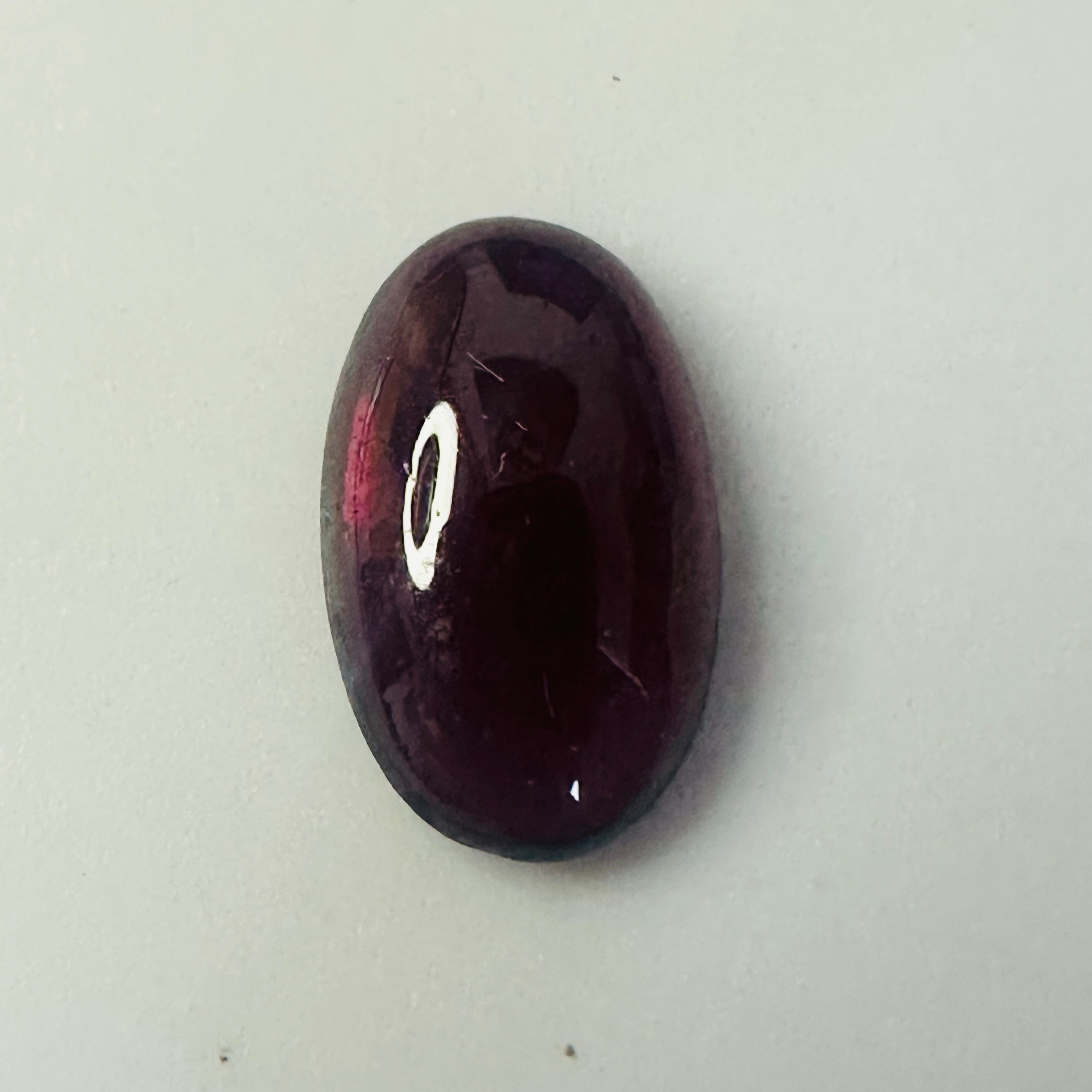 GARNET OVAL CAB 13.8MMX8.3MM  4.01CTS image 1