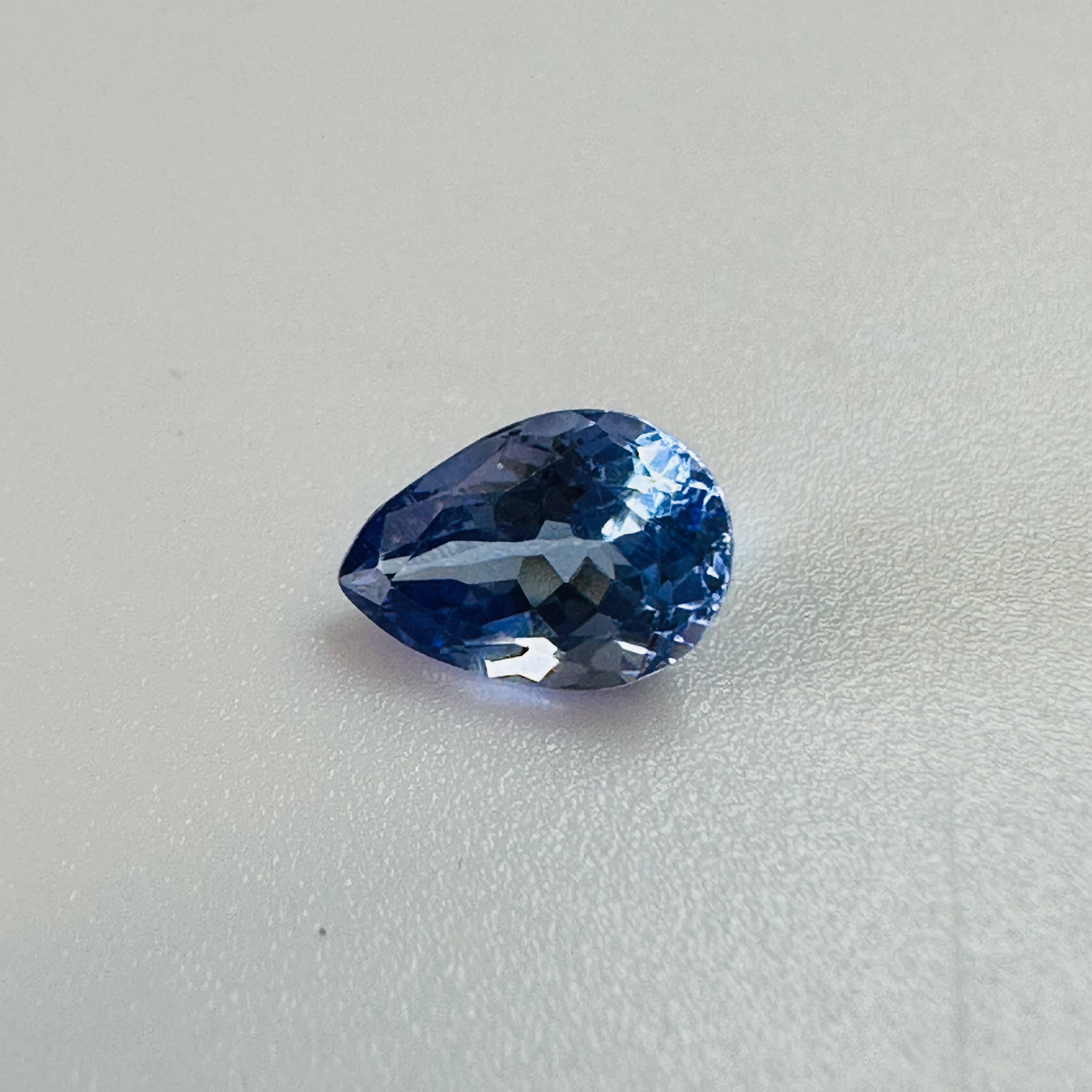 TANZANITE DROP  7.4MMX5MM  0.84CTS image 0