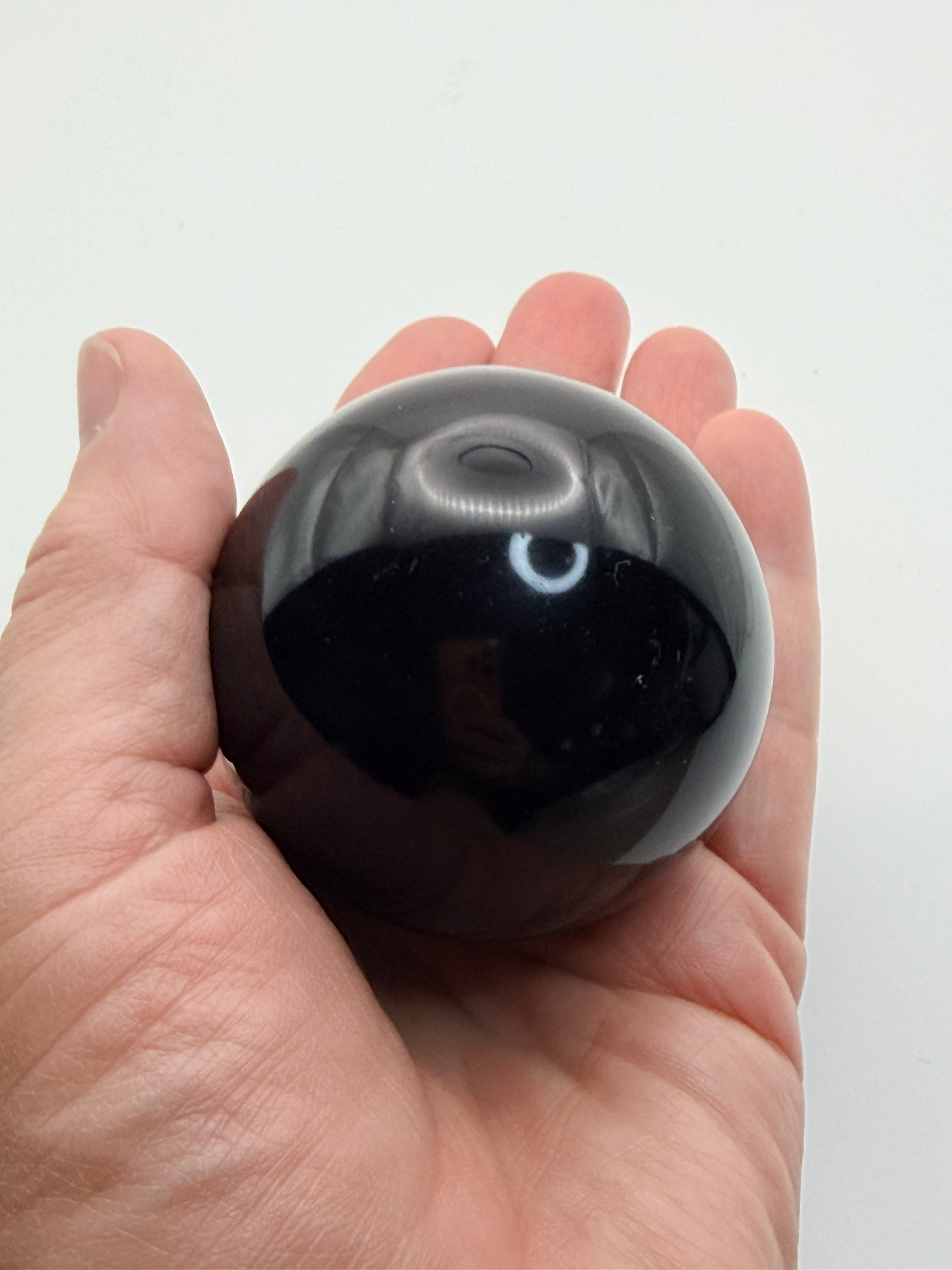 Black Obsidian Sphere 55mm across image 2