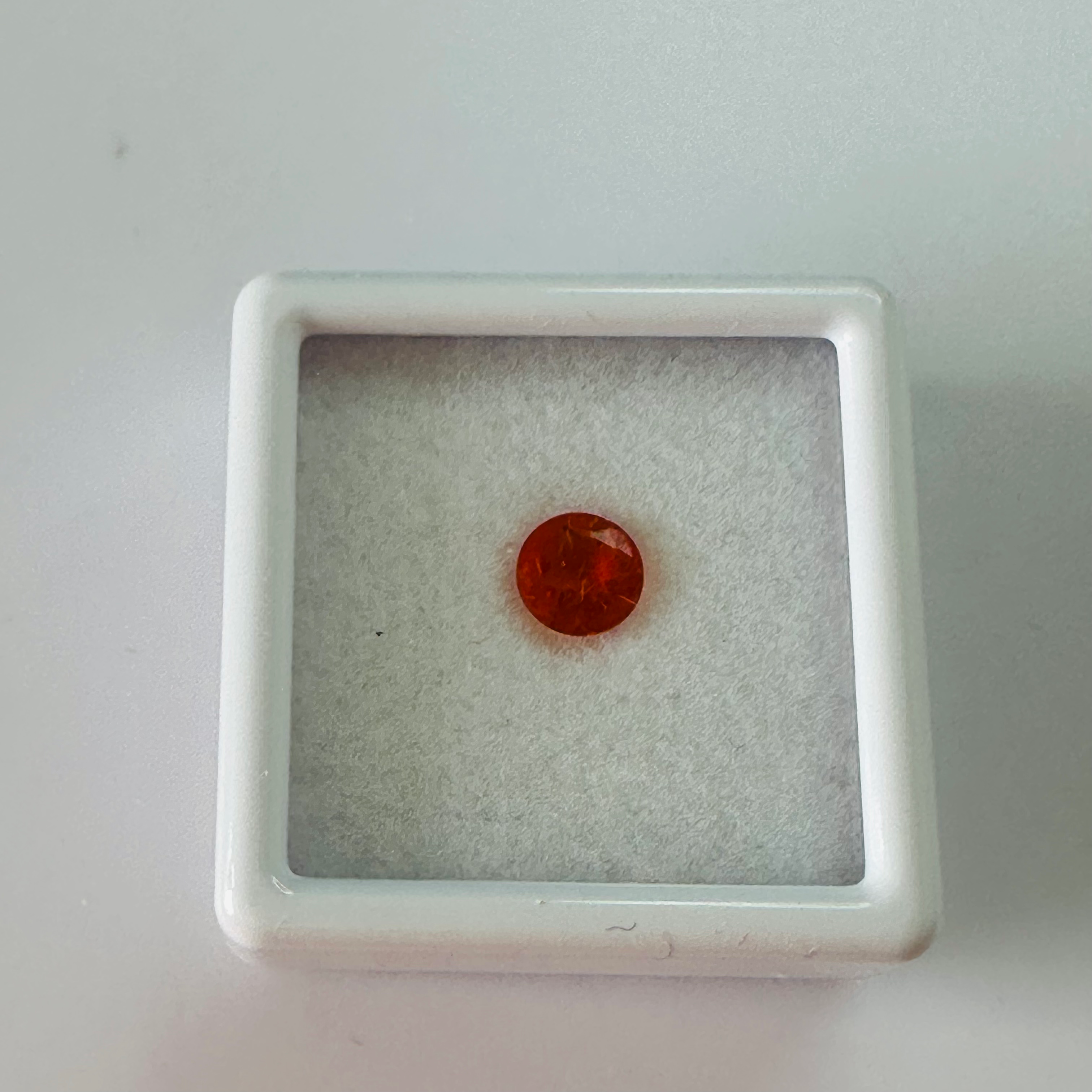 FIRE OPAL ROUND 5.3MM ROUND  0.33CTS image 2