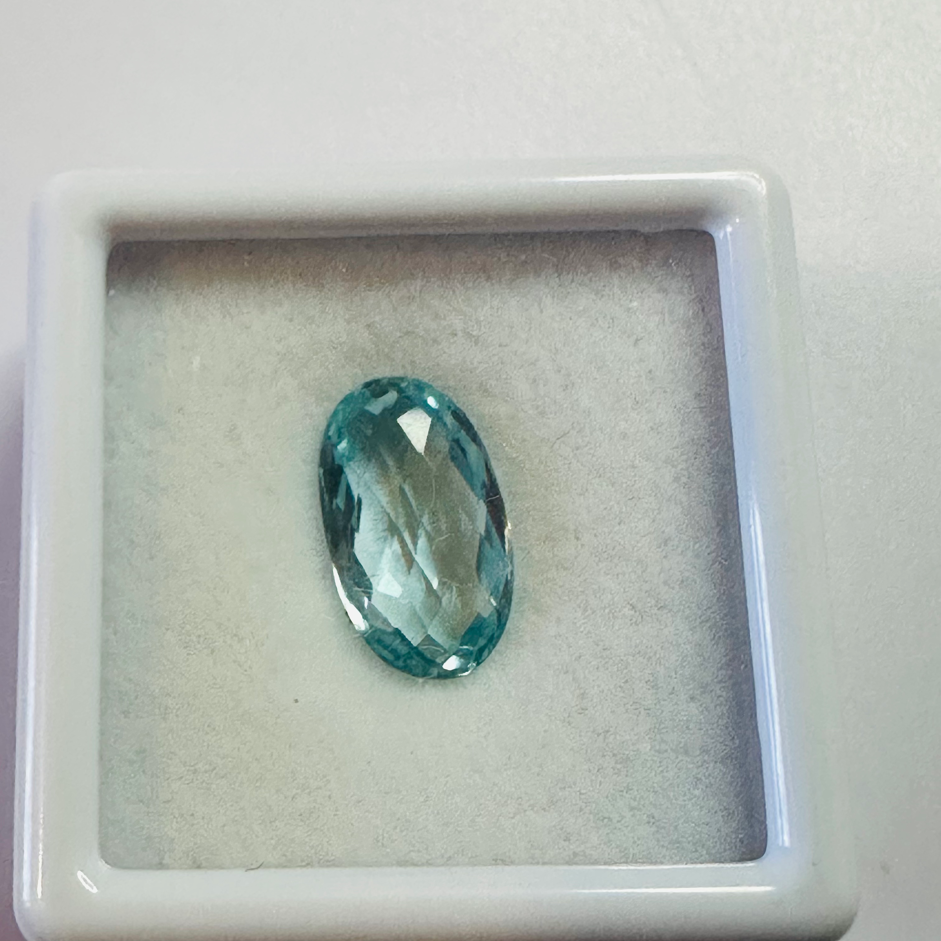 AQUAMARINE BRILLOTTE  11.6MMX6.8MM 2.35CTS image 3