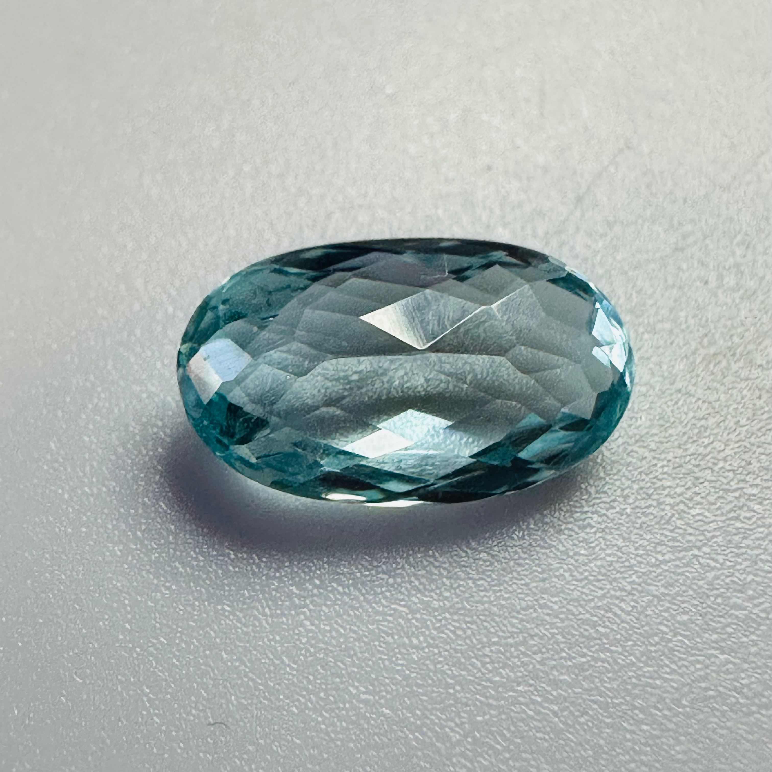 AQUAMARINE BRILLOTTE  11.6MMX6.8MM 2.35CTS image 1