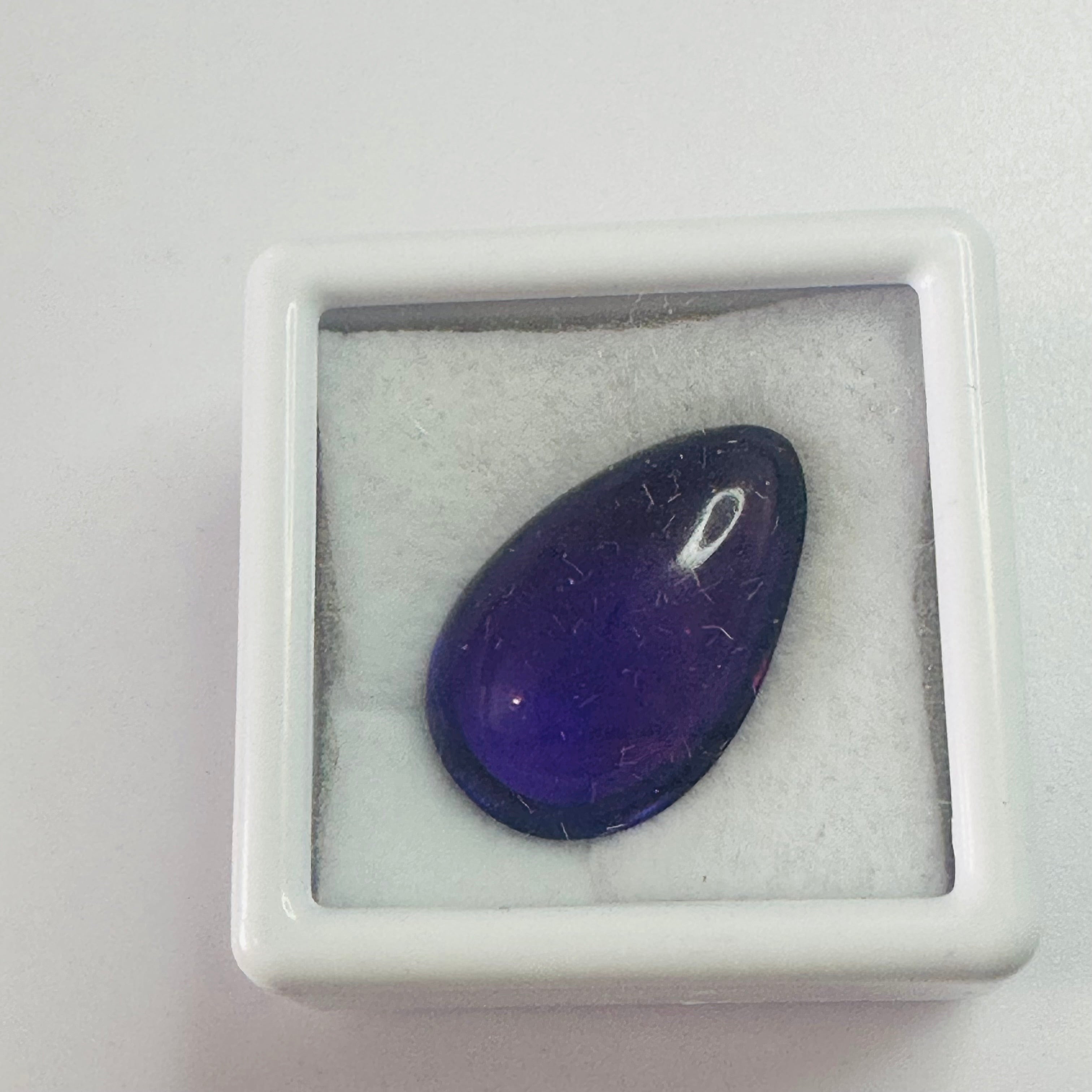 AMETHYST CAB DROP  18MMX12MM  14.05CTS image 1