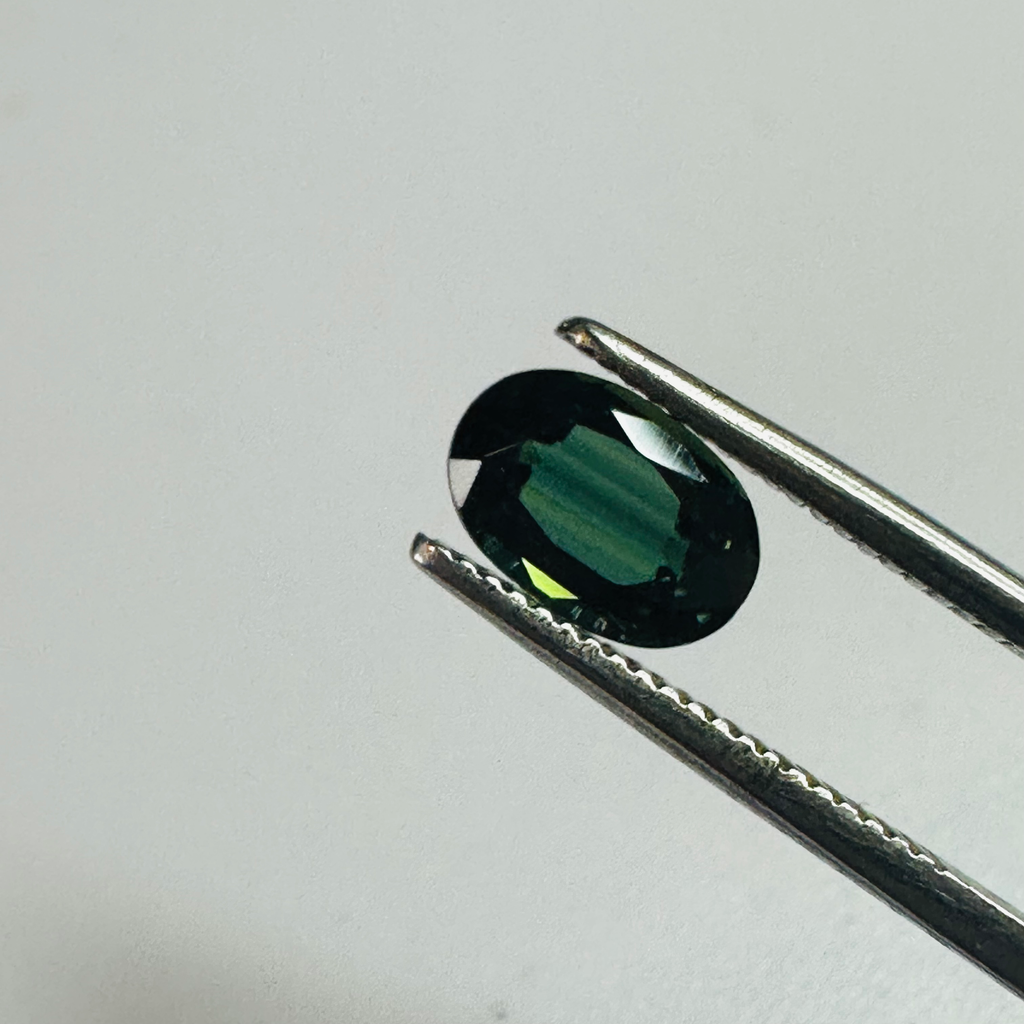 TOURMALINE TEAL OVAL 7.5MMx5MM  1.11CTS image 2