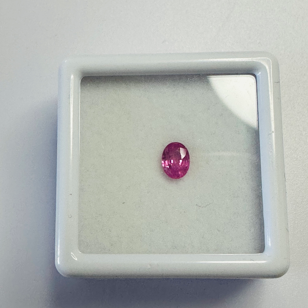 PINK SAPPHIRE OVAL 4.8MM X 3.6 MM 0.33CTS image 2