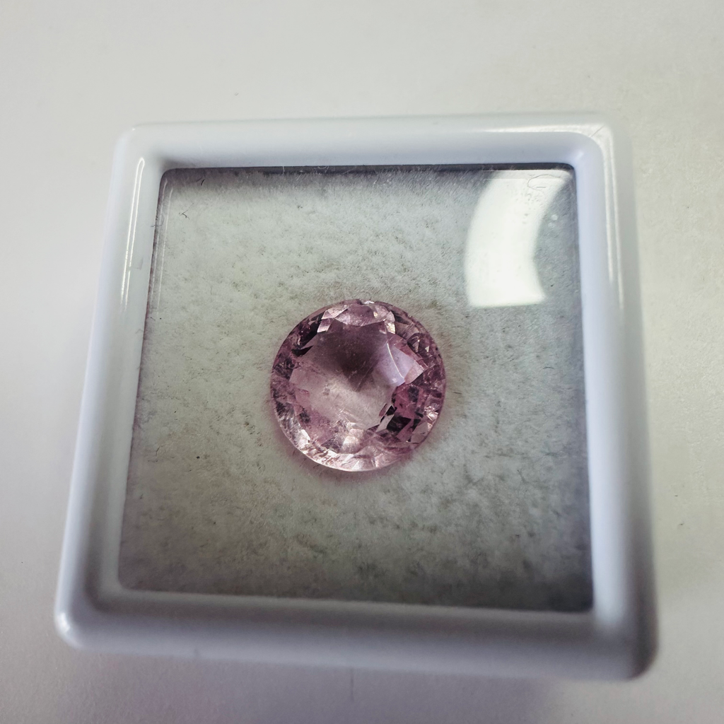 Tourmaline pink round 9.5 mm  3.16cts image 3