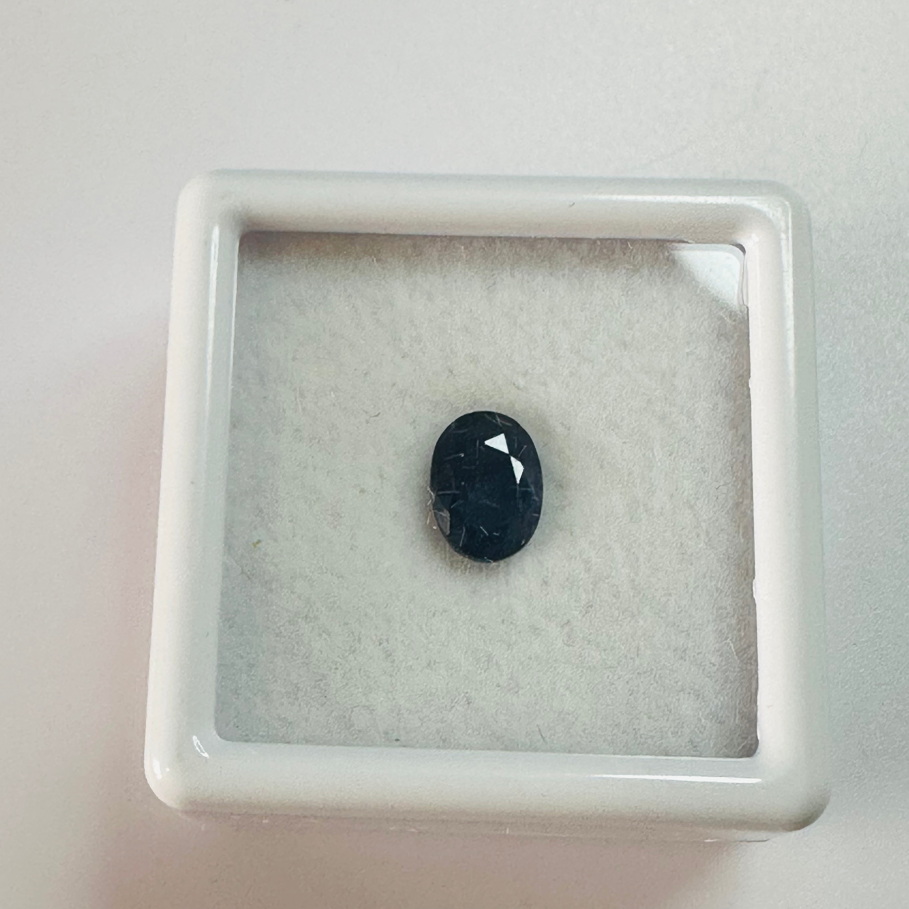 BURMA BLUE SAPPHIRE OVAL 7MM X5MM 1.17CTS image 1