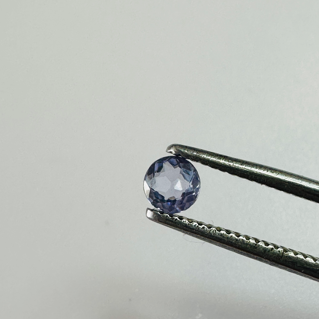 TANZANITE ROUND. 3.7MM  0.20CTS image 2