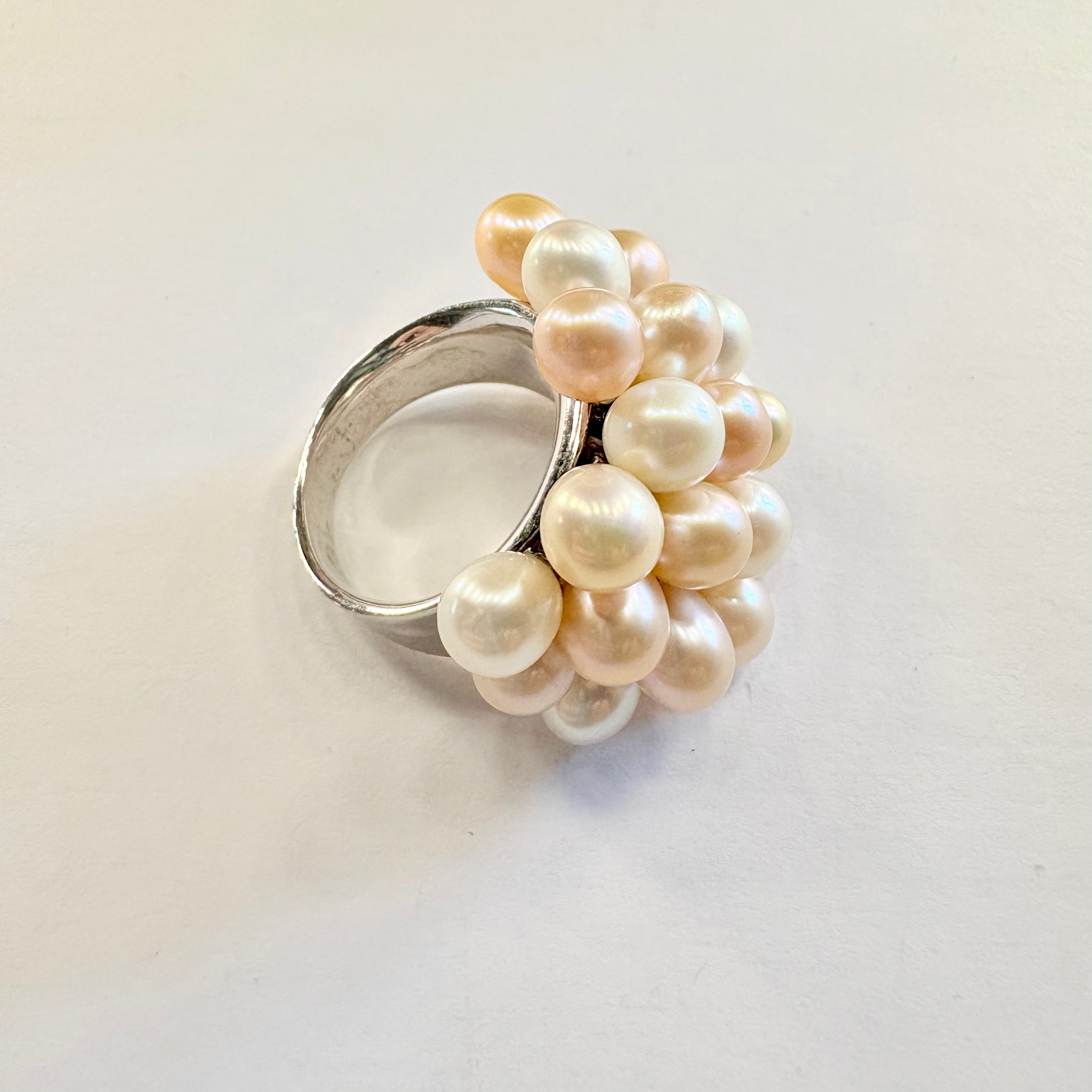 Sterling Silver Pearl Ring P1/2 image 3
