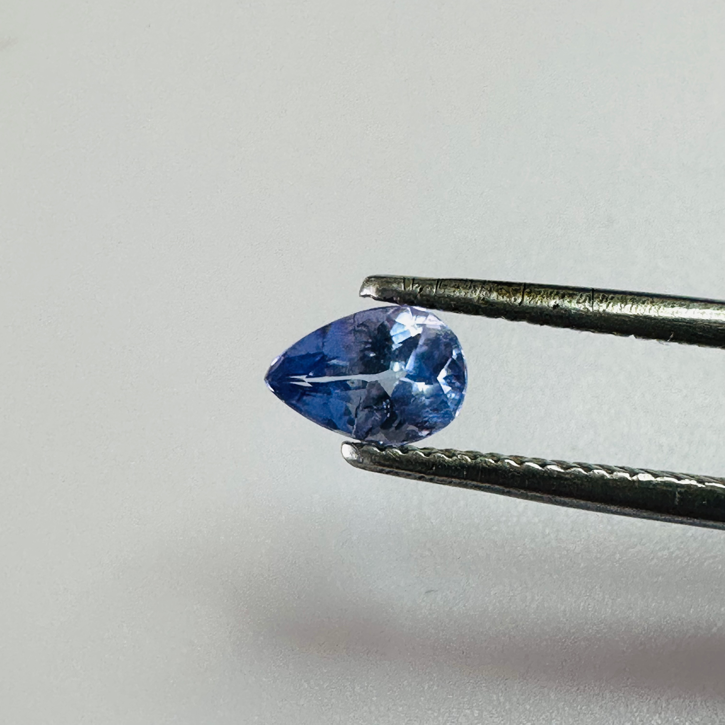 TANZANITE DROP 5.9MMX4MM  0.38CTS image 1