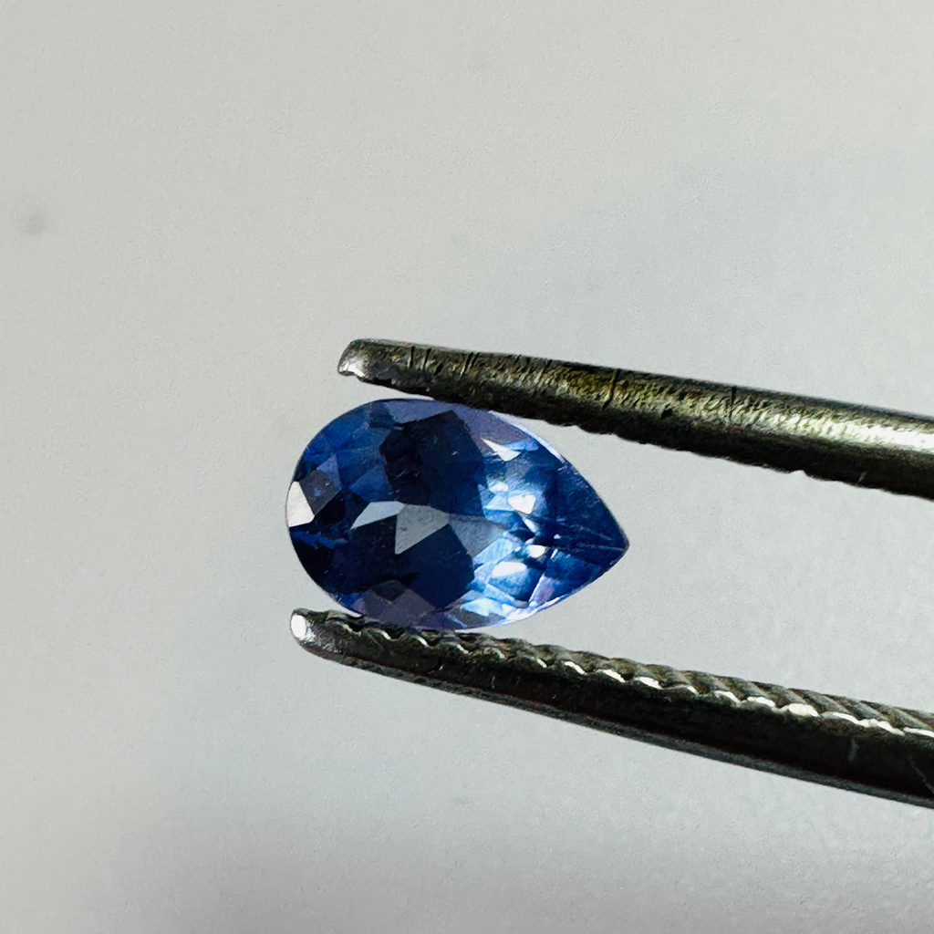 TANZANITE DROP 5.9MMX3.9MM  0.38CTS image 1
