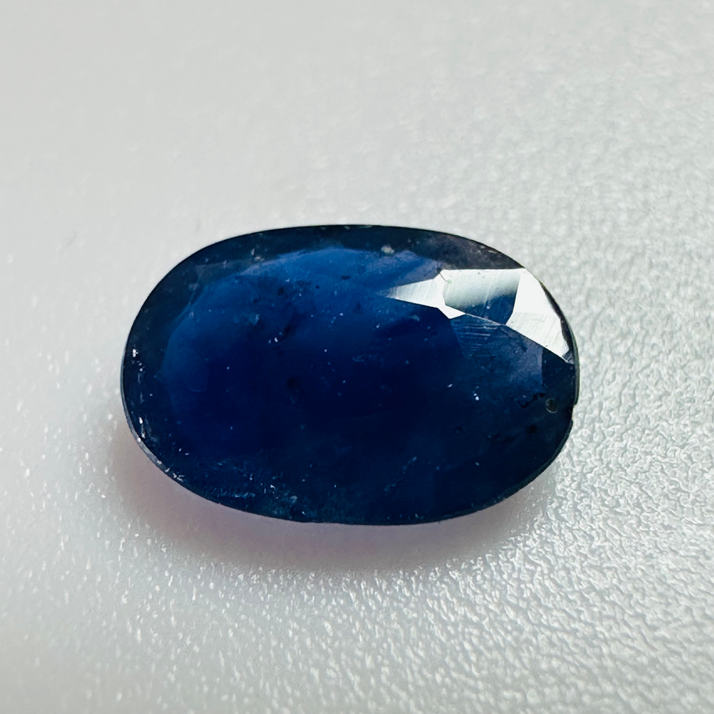 BURMA BLUE SAPPHIRE OVAL 6.6MM X5.8MM 0.54CTS image 2