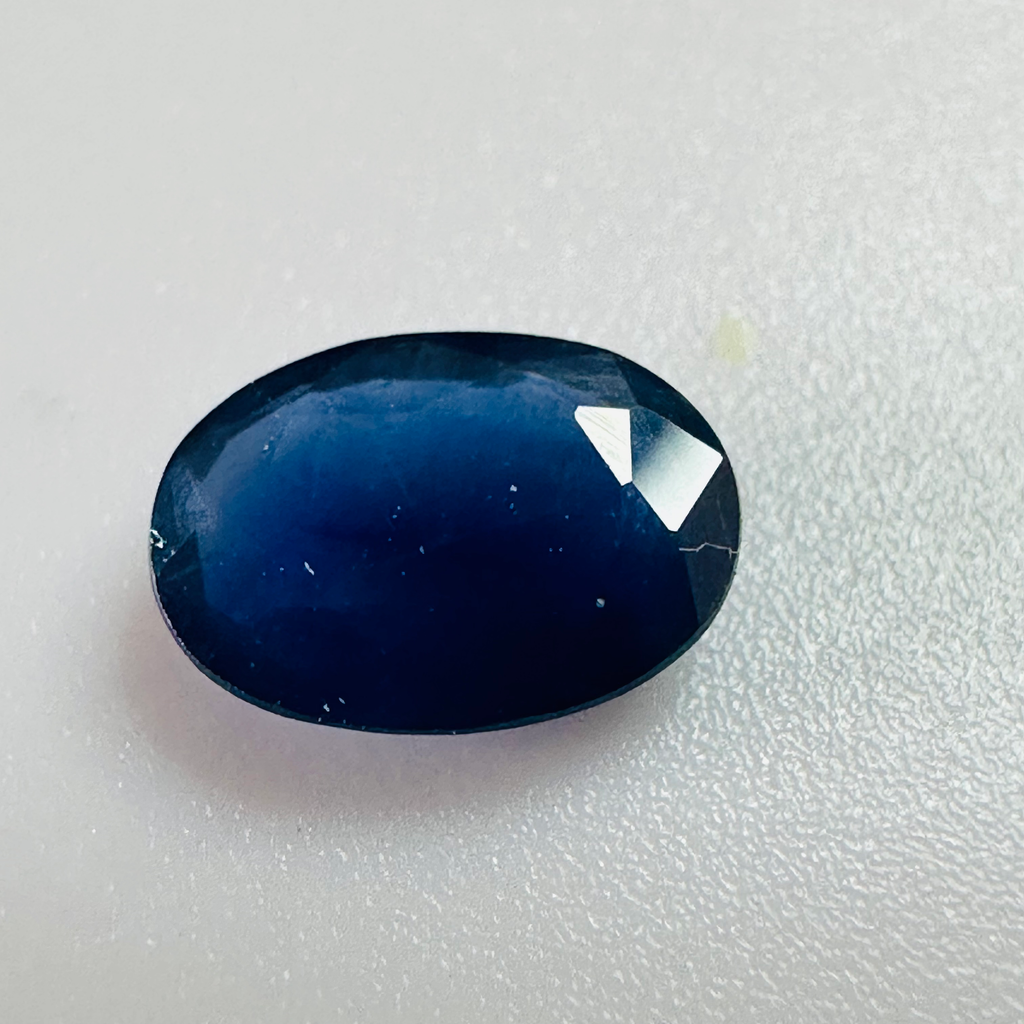 BURMA BLUE SAPPHIRE OVAL 7MM X 5MM 0.80CTS image 0