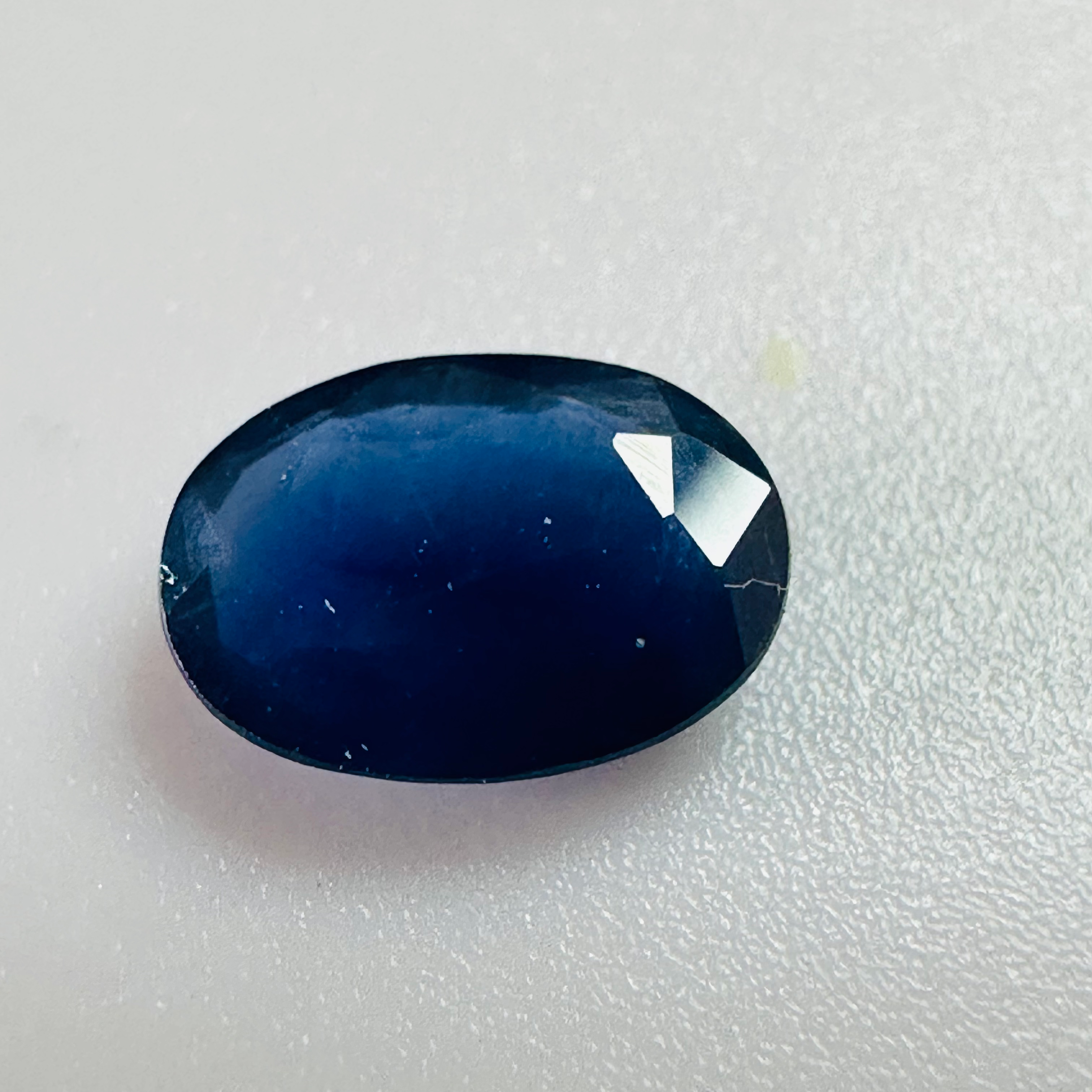 BURMA BLUE SAPPHIRE OVAL 7MM X 5MM 0.80CTS image 0