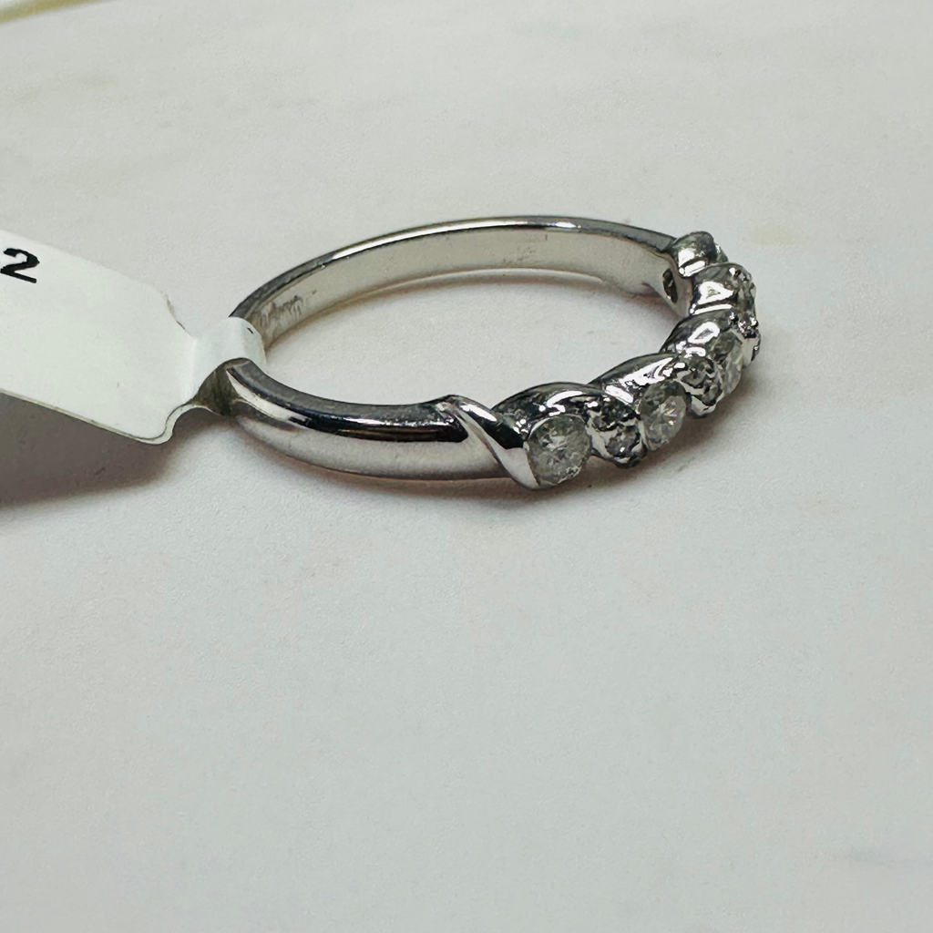 NEW 9ct Diamond Eternity Ring Size O image 2