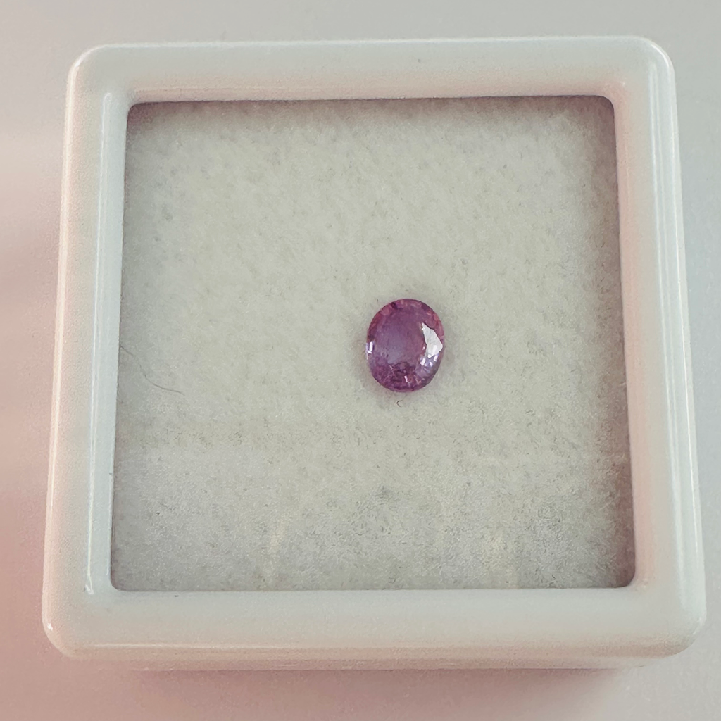 PINK SAPPHIRE OVAL 4.4MM X 3.6MM 0.29 CTS image 1