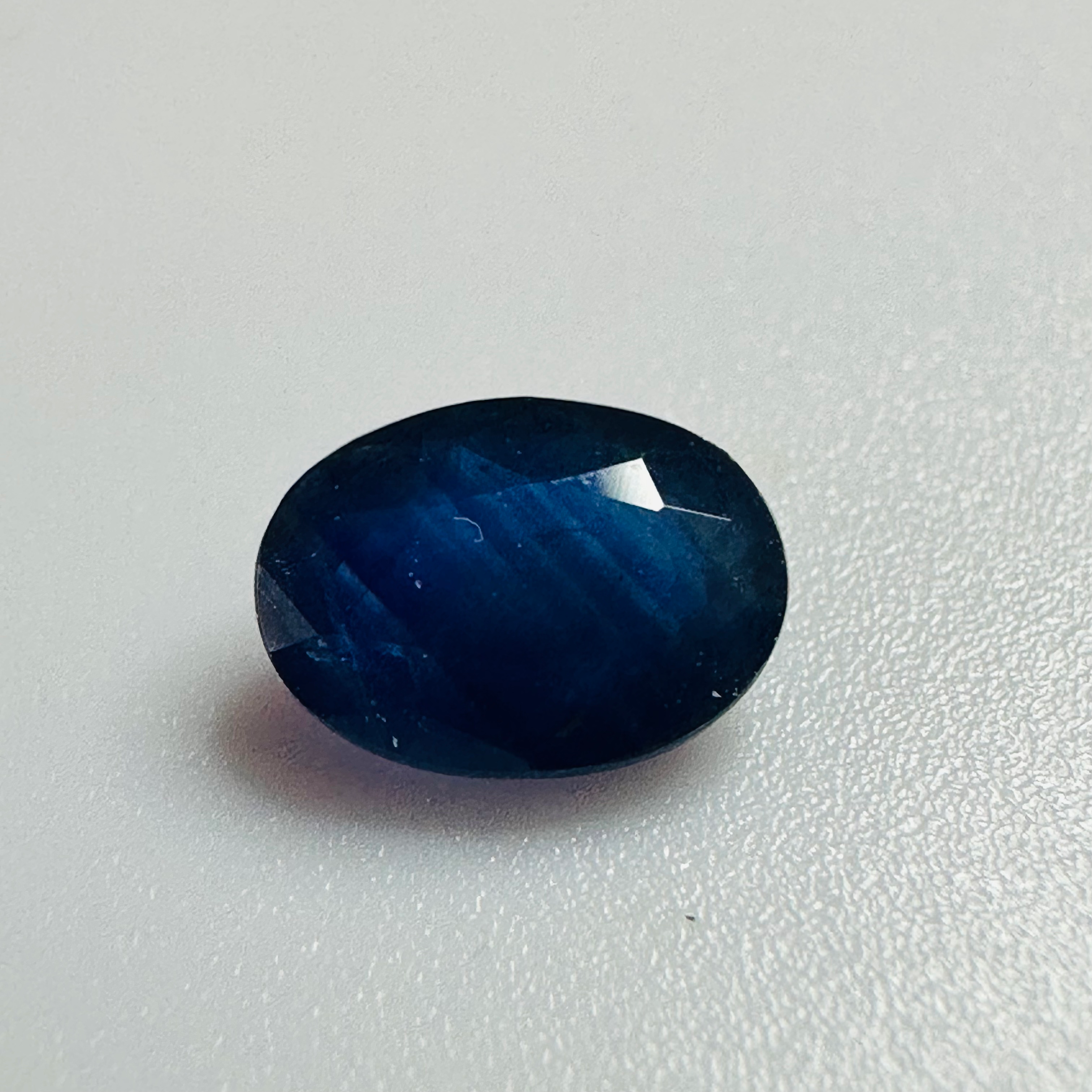 BURMA BLUE SAPPHIRE OVAL 6.9MMX5MM 0.96CTS image 2