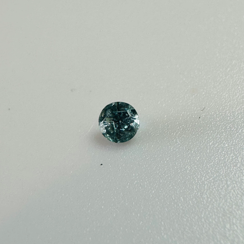ZIRCON BLUE ROUND. 3.8MM  0.10CTS image 1