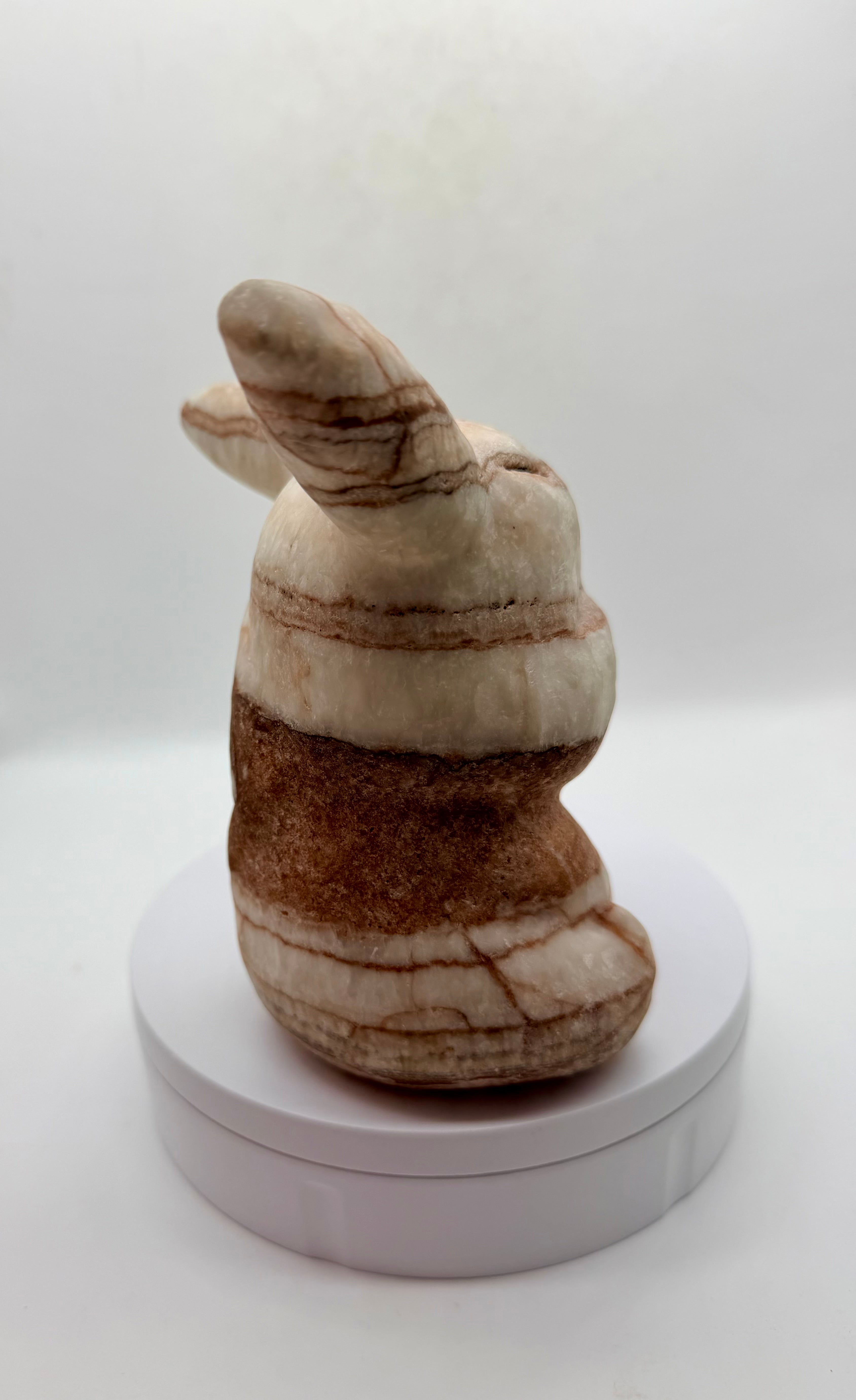 Banded Calcite Pokemon Pikachu Carving 14cm high 1.25kg image 4