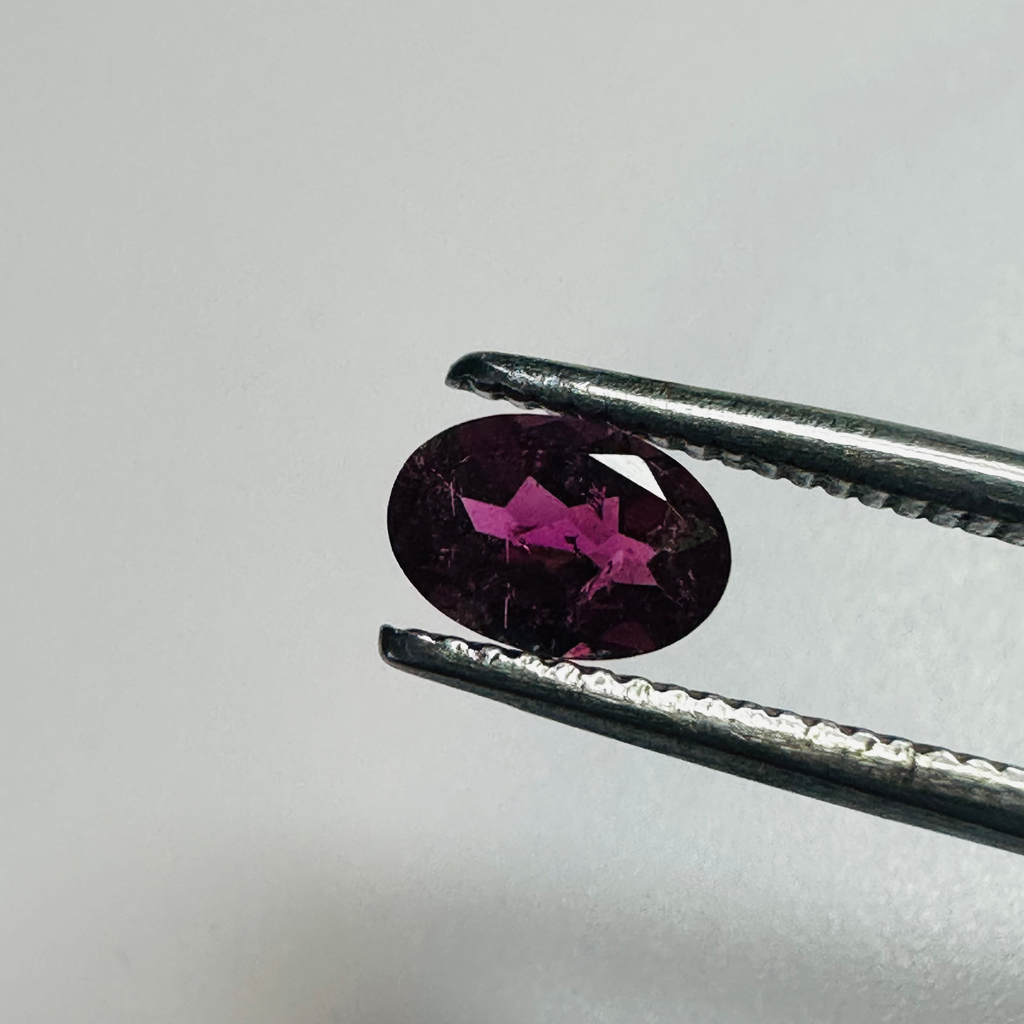 TOURMALINE PURPLE OVAL  6MMX4MM  0.58CTS image 2