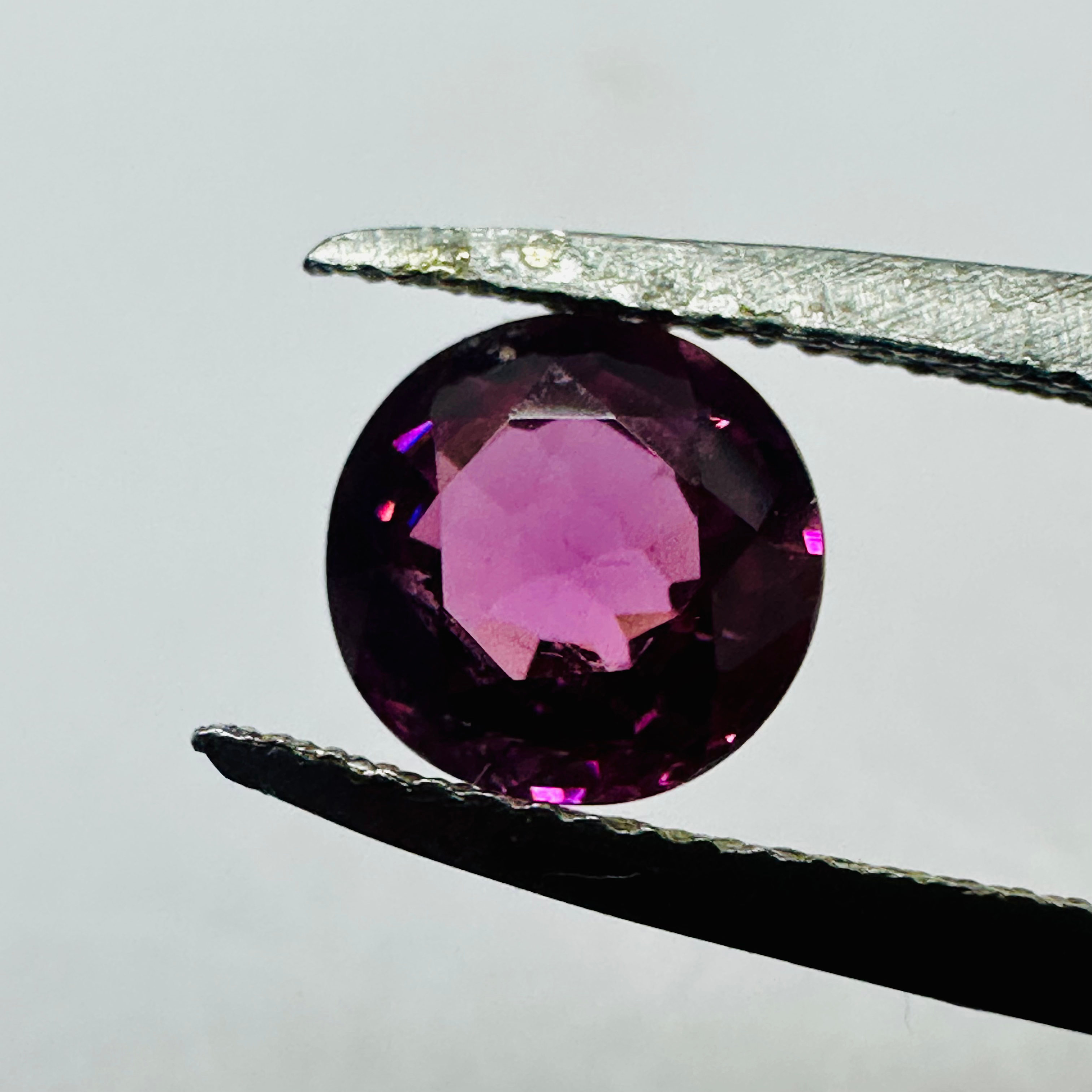 GARNET ROUND RHODOLITE  6.5MM.  1.40CTS image 5