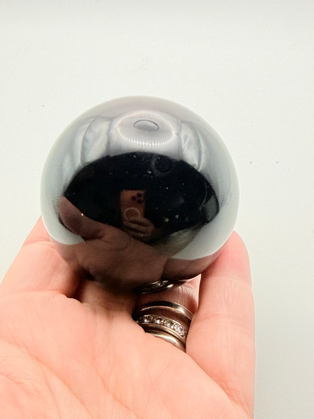 Black Obsidian Sphere 55mm across image 1