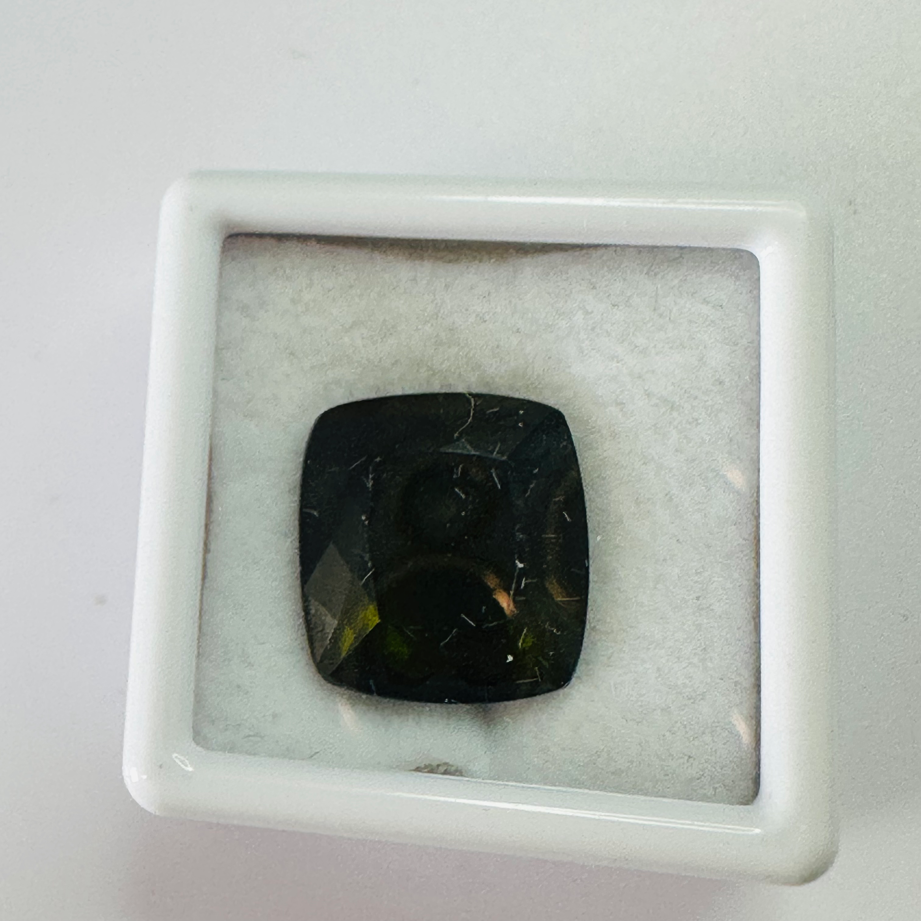 TOURMALINE GREEN  13.5MMX12MM   8.54CTS image 3