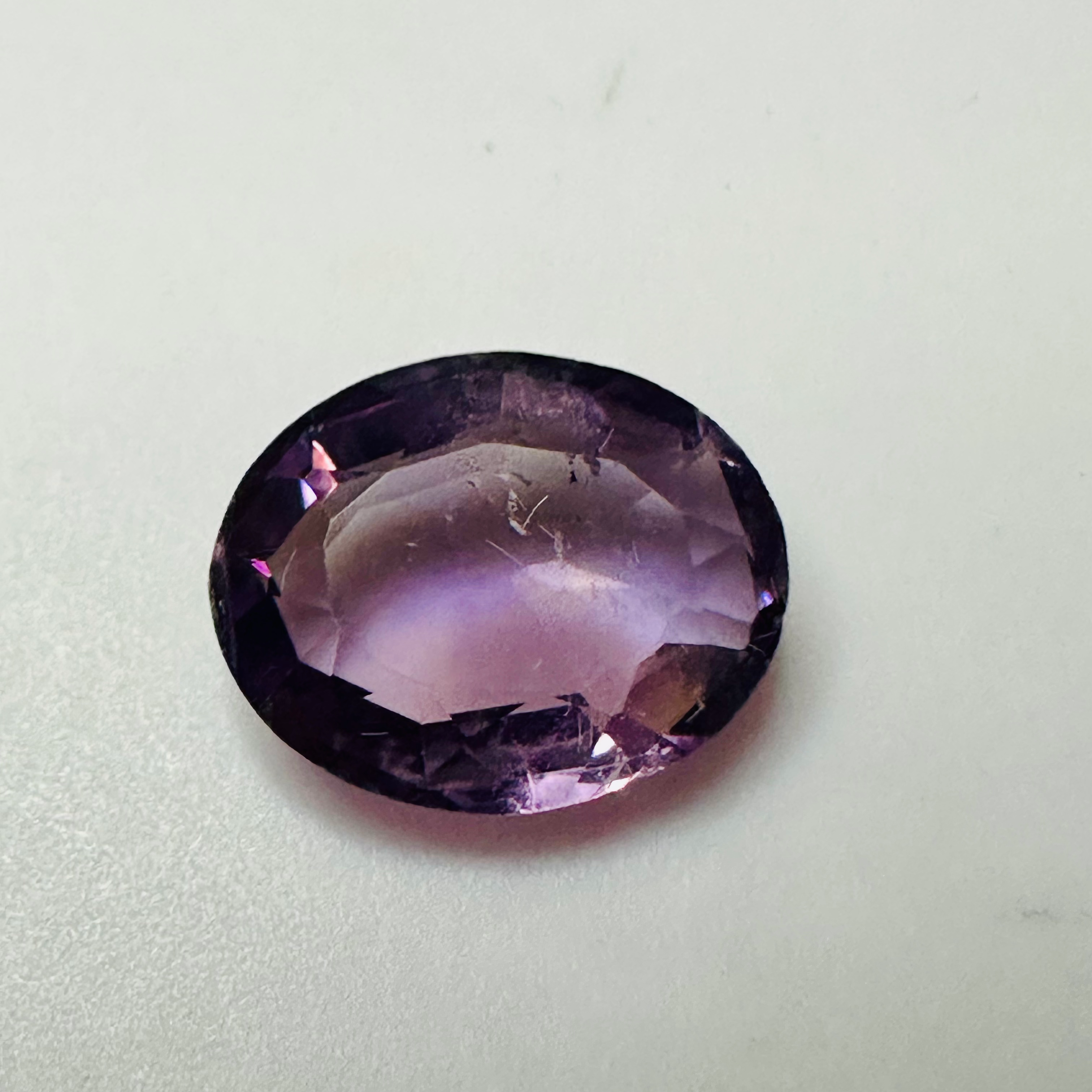 AMETHYST OVAL 11.6MMX9.4MM  3.31CTS image 0