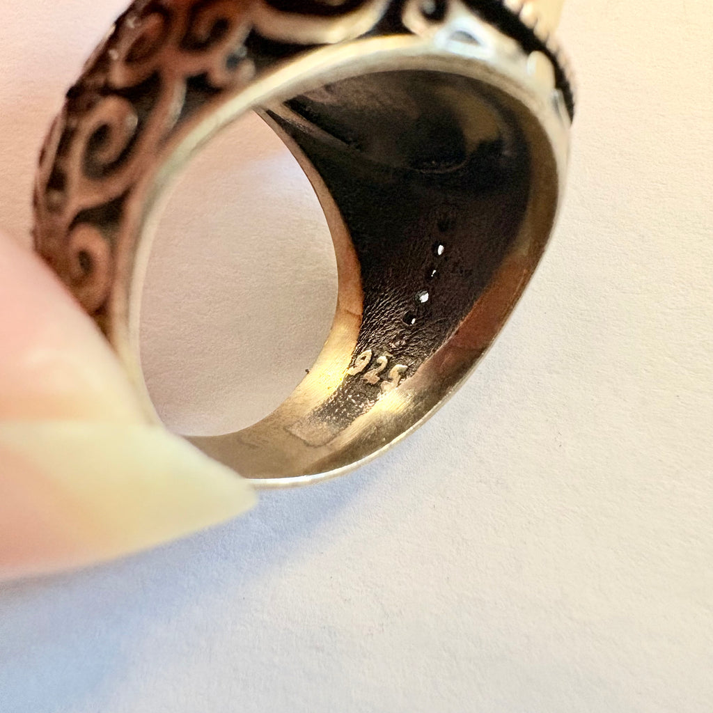 Men's Star of David & King Solomon's Seal 925 Sterling Silver Ring image 4
