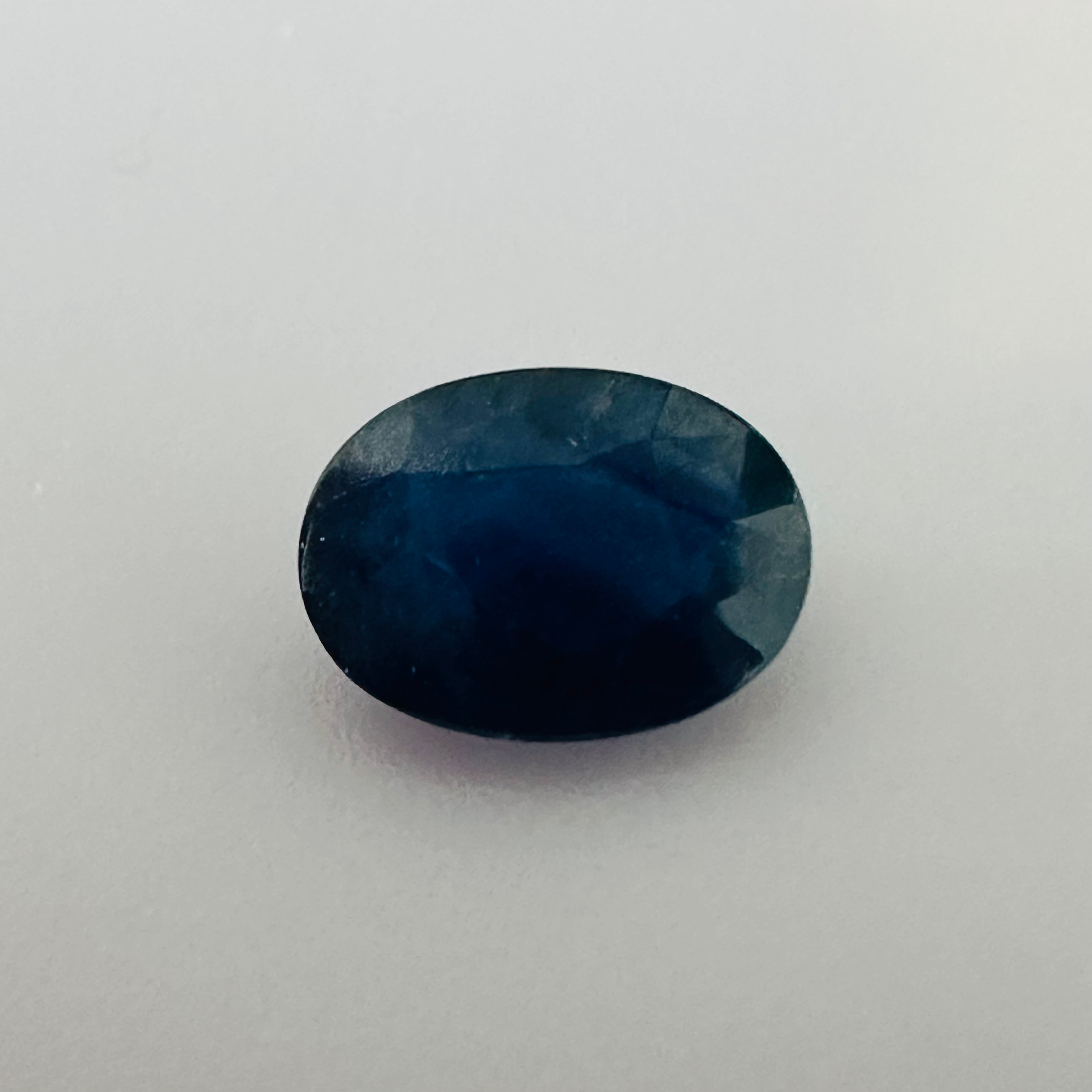 BURMA BLUE SAPPHIRE OVAL 6.8MM X 5MM 0.78CTS image 2