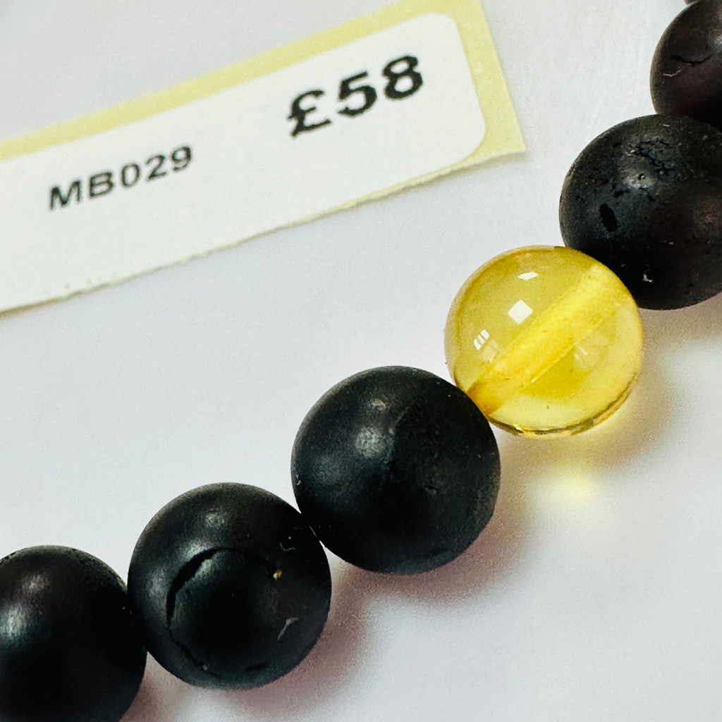 New Amber stretchy bracelet matt 2 colours image 3