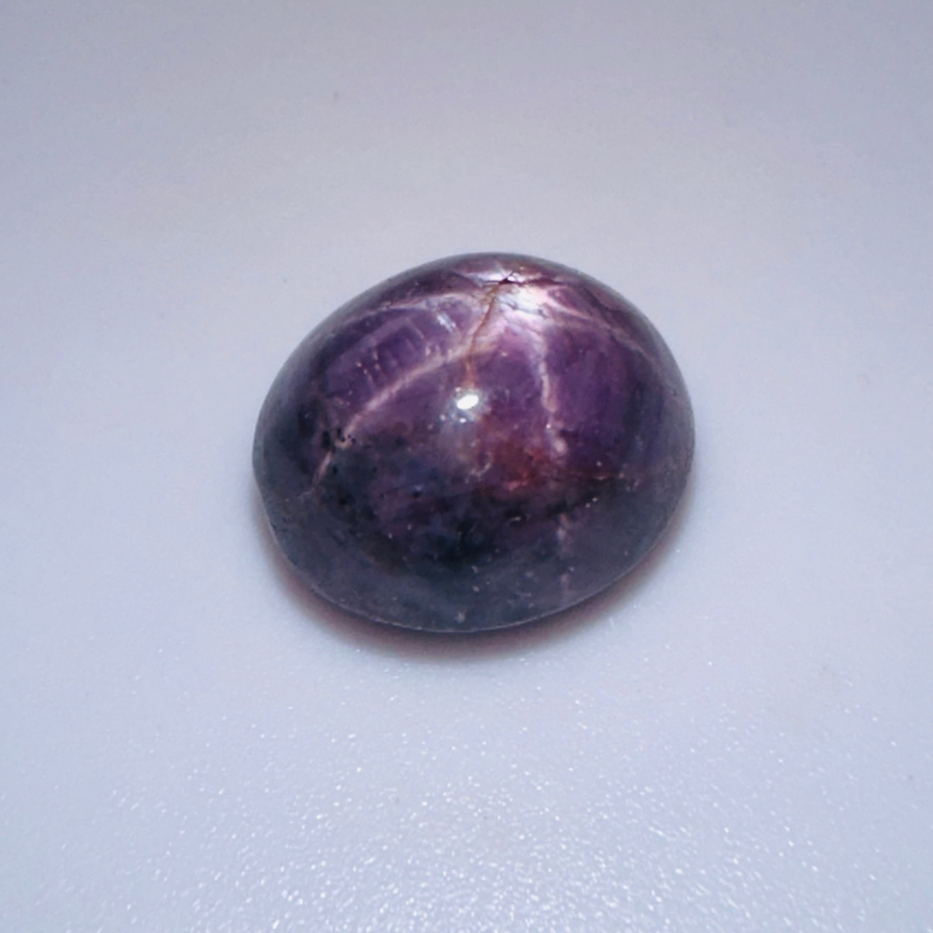 STAR SAPPHIRE PURPLE OVAL  12MMX10MM 9.82CTS image 7