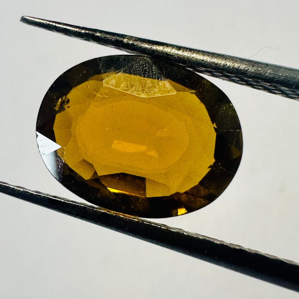 Tourmaline brown 8.6mmx6.6mm oval 2.27cts image 1