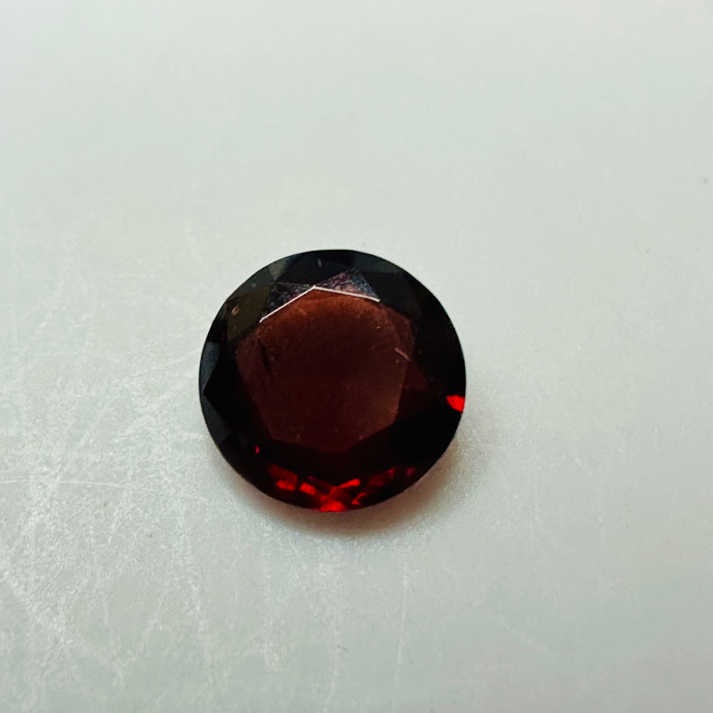 GARNET ROUND 6.5MM  1.12CTS image 3