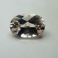 BERYL MORGANITE OVAL 14MMX10MM  5.23CTS CHECKERBOARD image 0