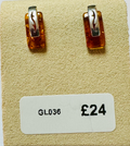 Sterling silver Amber earrings  image 0